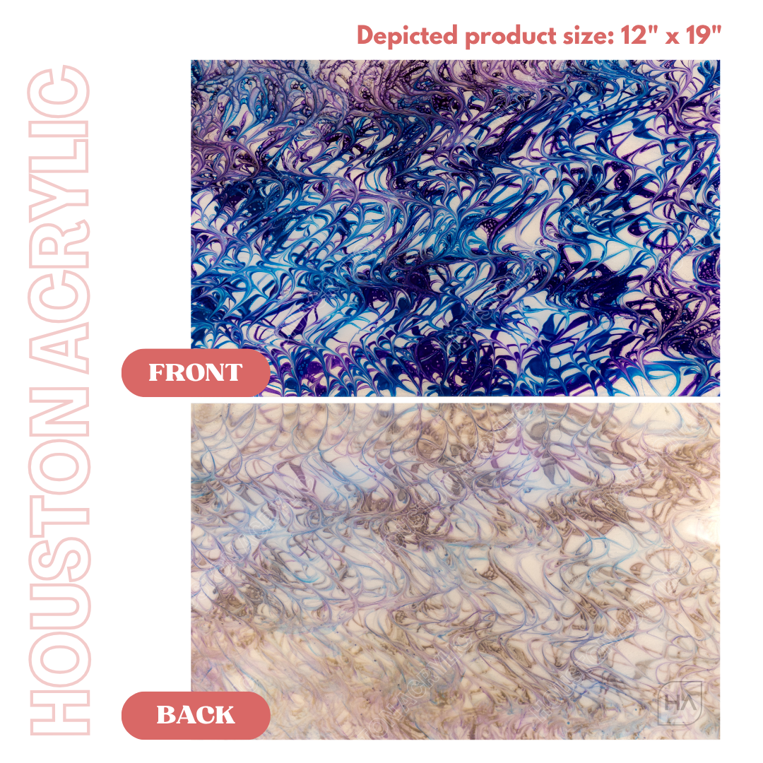 1/8" Twilight Whirl Acrylic Sheet