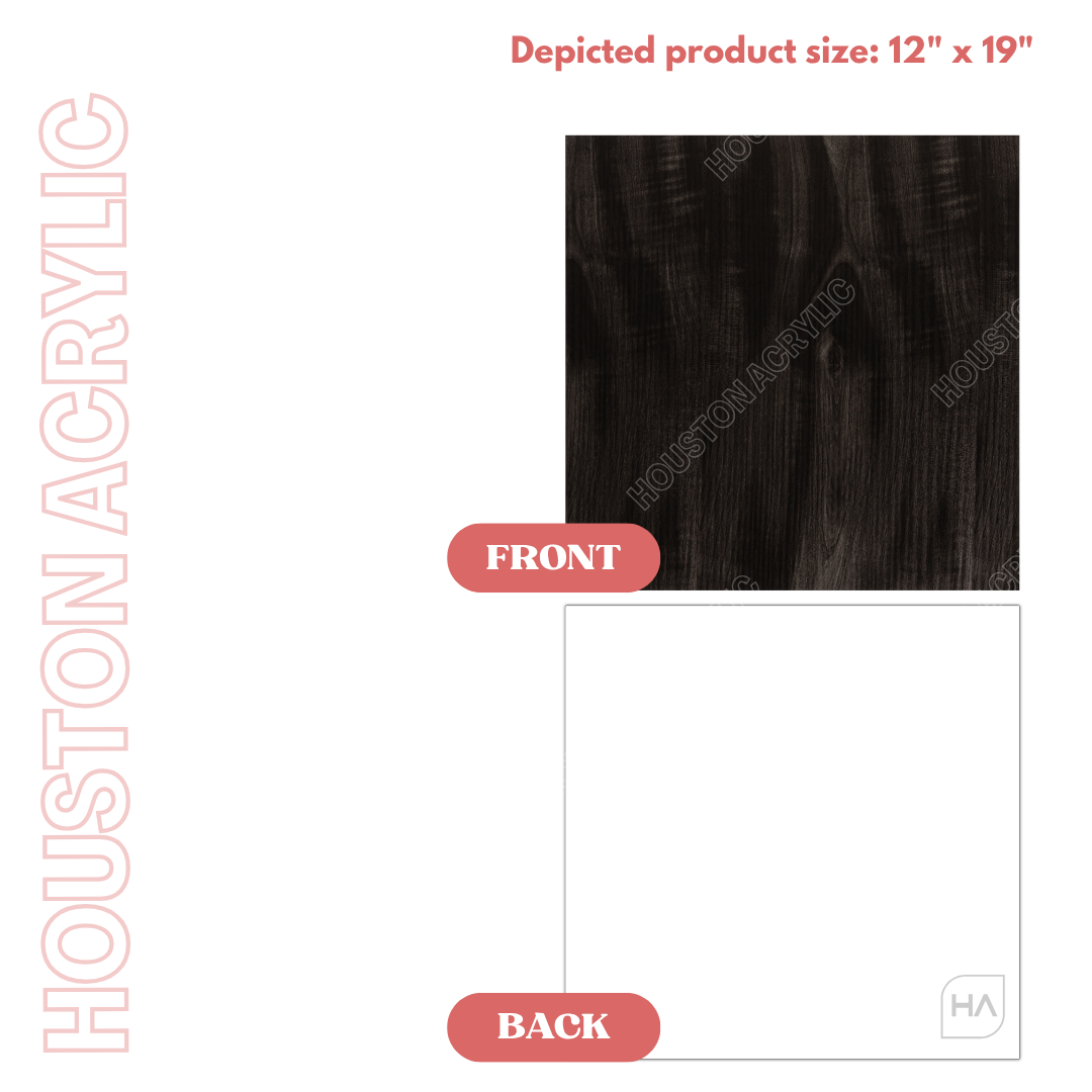 1/16" Two Tone Naturals Carbon Ash/White Front vs back Full size sheet view
