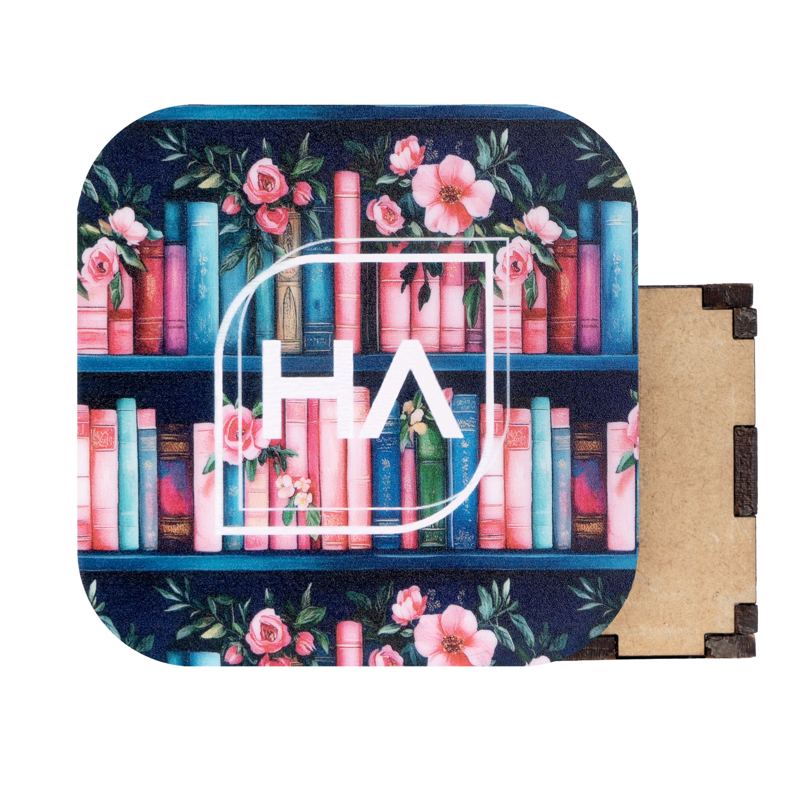 1/8" The Romance Collection Bookshelf Pattern MakerPrint Cast Acrylic Sheet