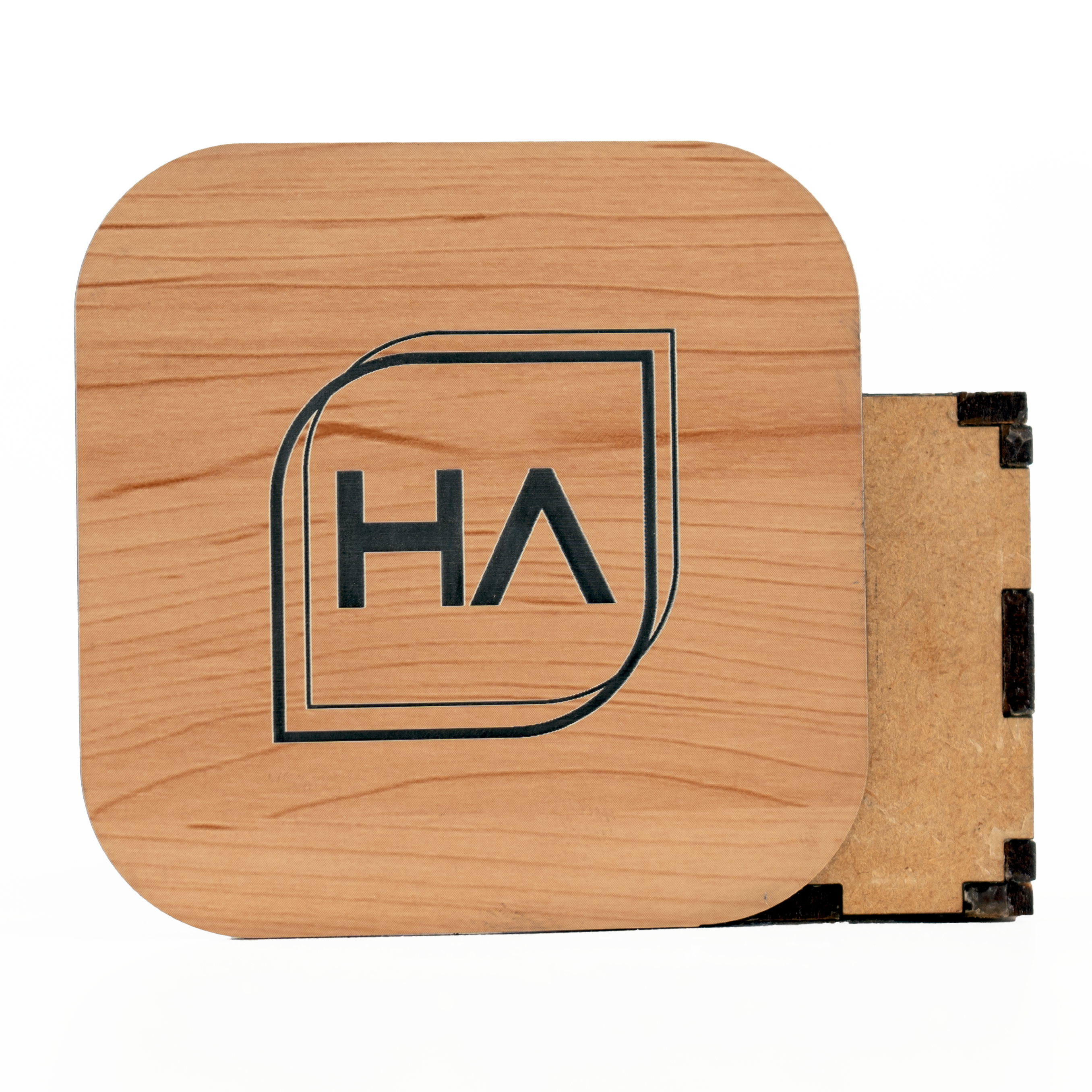 1/16" Two Tone Cashew Wood Grain/Black Acrylic Sheet