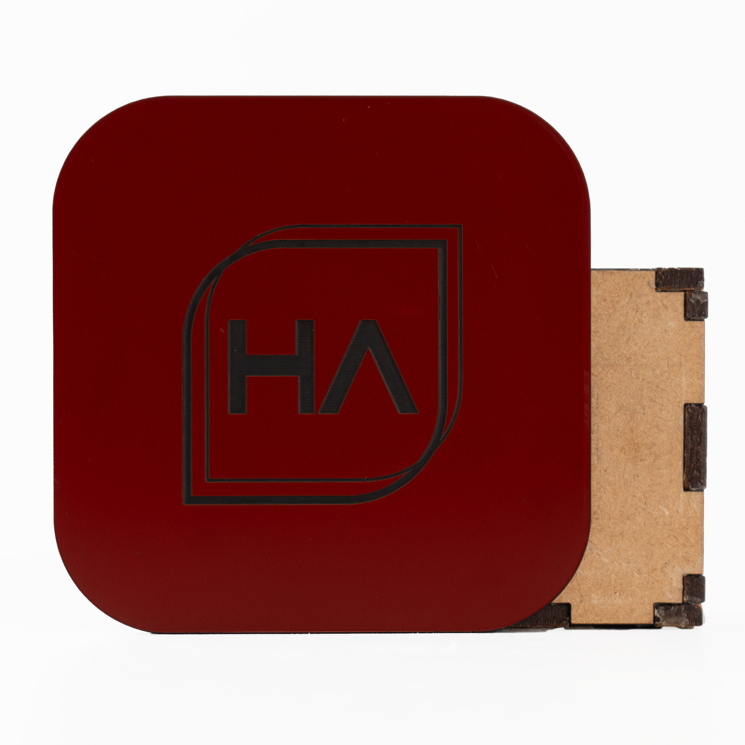 1/8" Two Tone Crimson/Black Acrylic Sheet