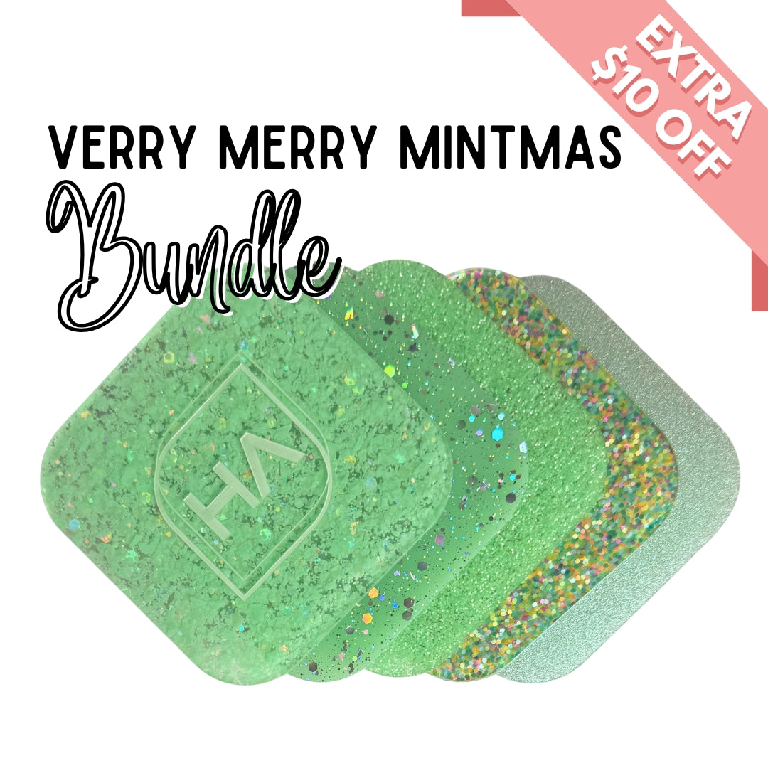 1/8” Verry Merry Mintmas Cast Acrylic Sheet Bundle