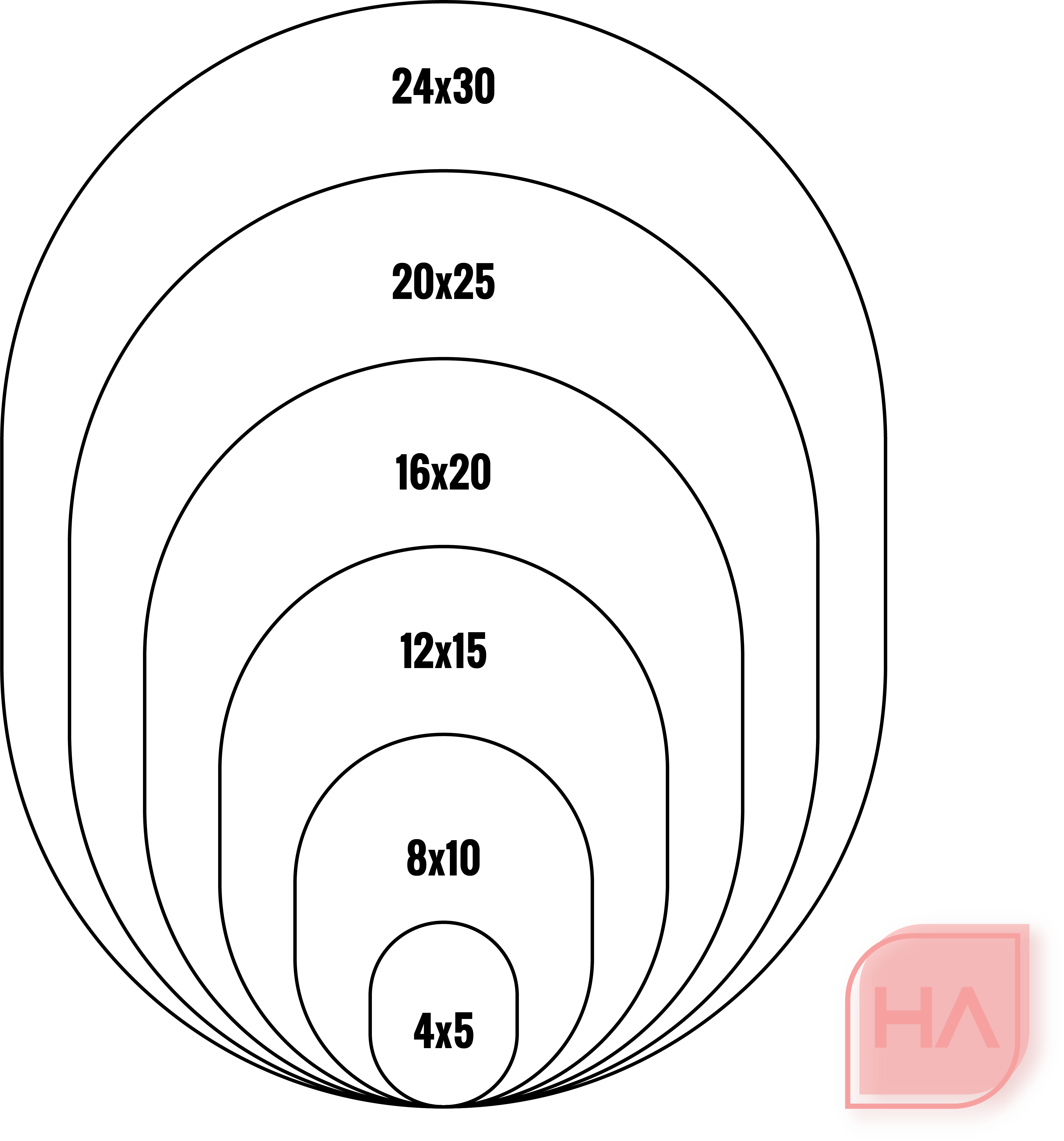 Wide Oval Acrylic Blank (1/8")