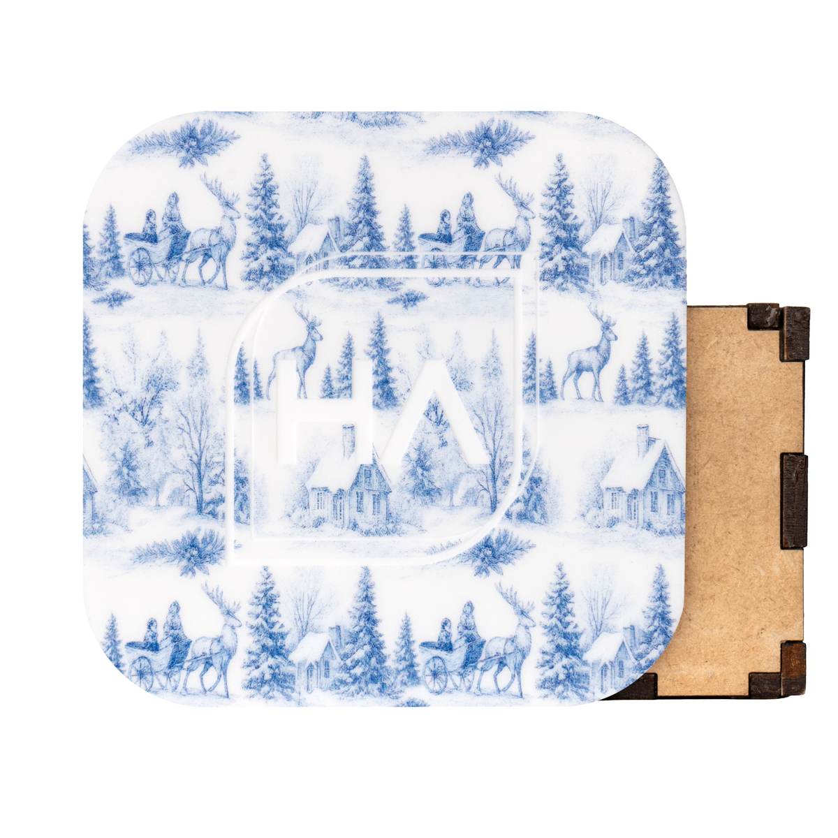 Winter Village Toile MakerPrint Laser cutting and laser engraving sheet material