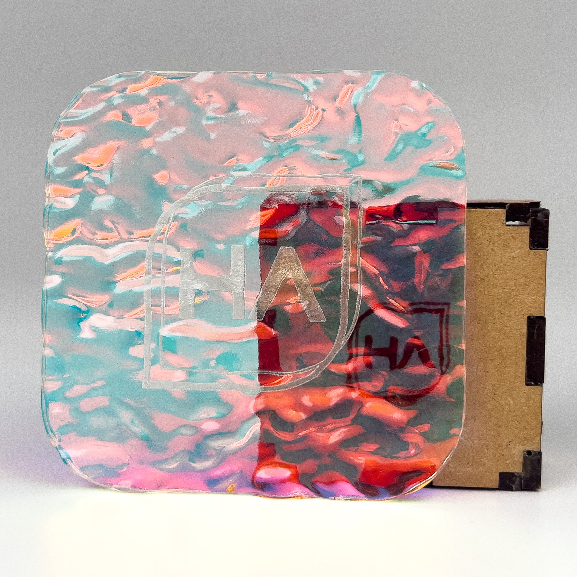 1/8" Iridescent Molten Textured Acrylic Sheet