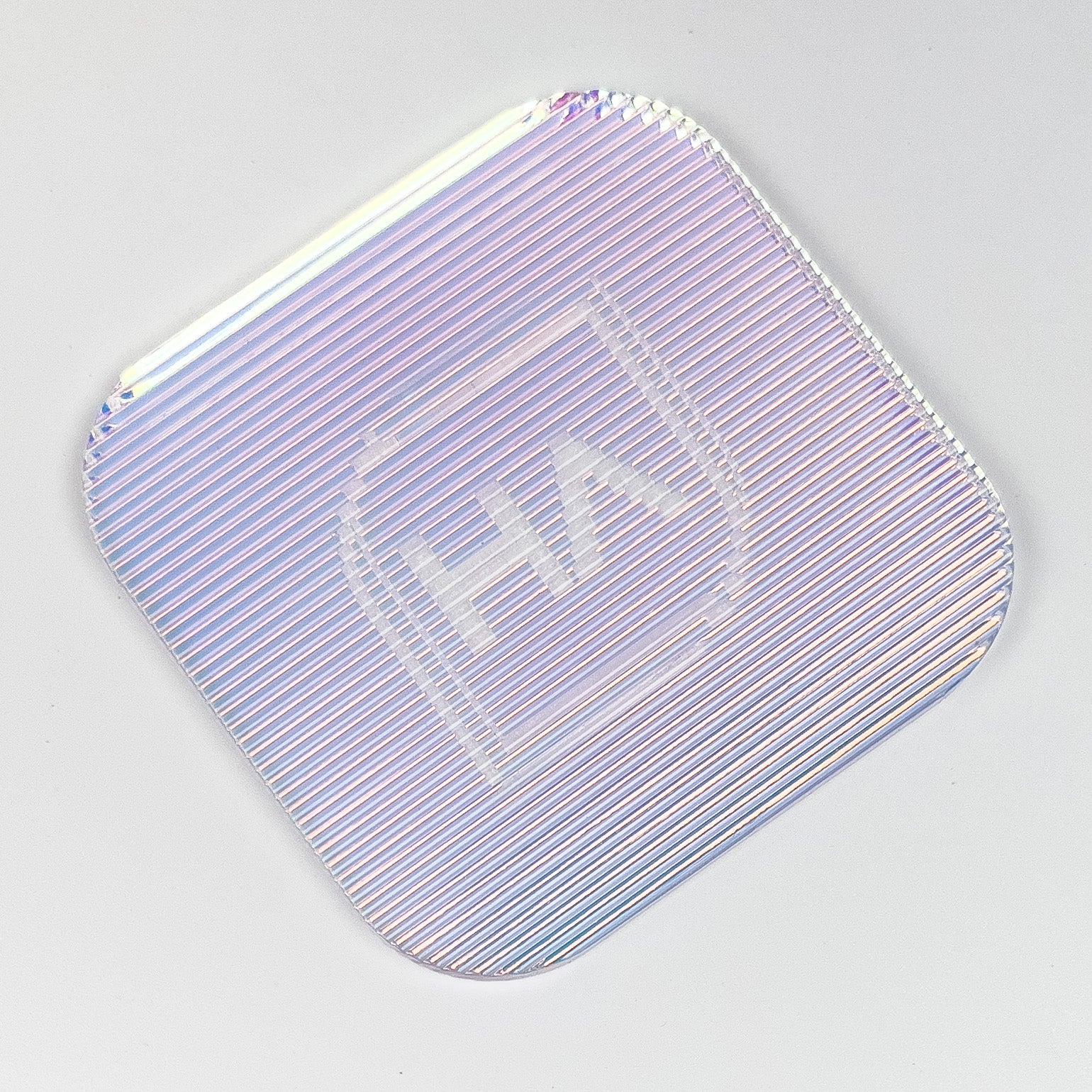 1/8" Iridescent Fluted Textured Acrylic Sheet