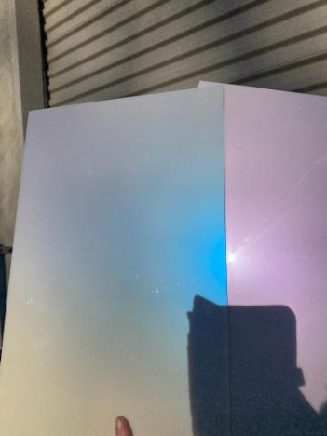 1/8" Iridescent Pink Pastel Cast Acrylic Sheet