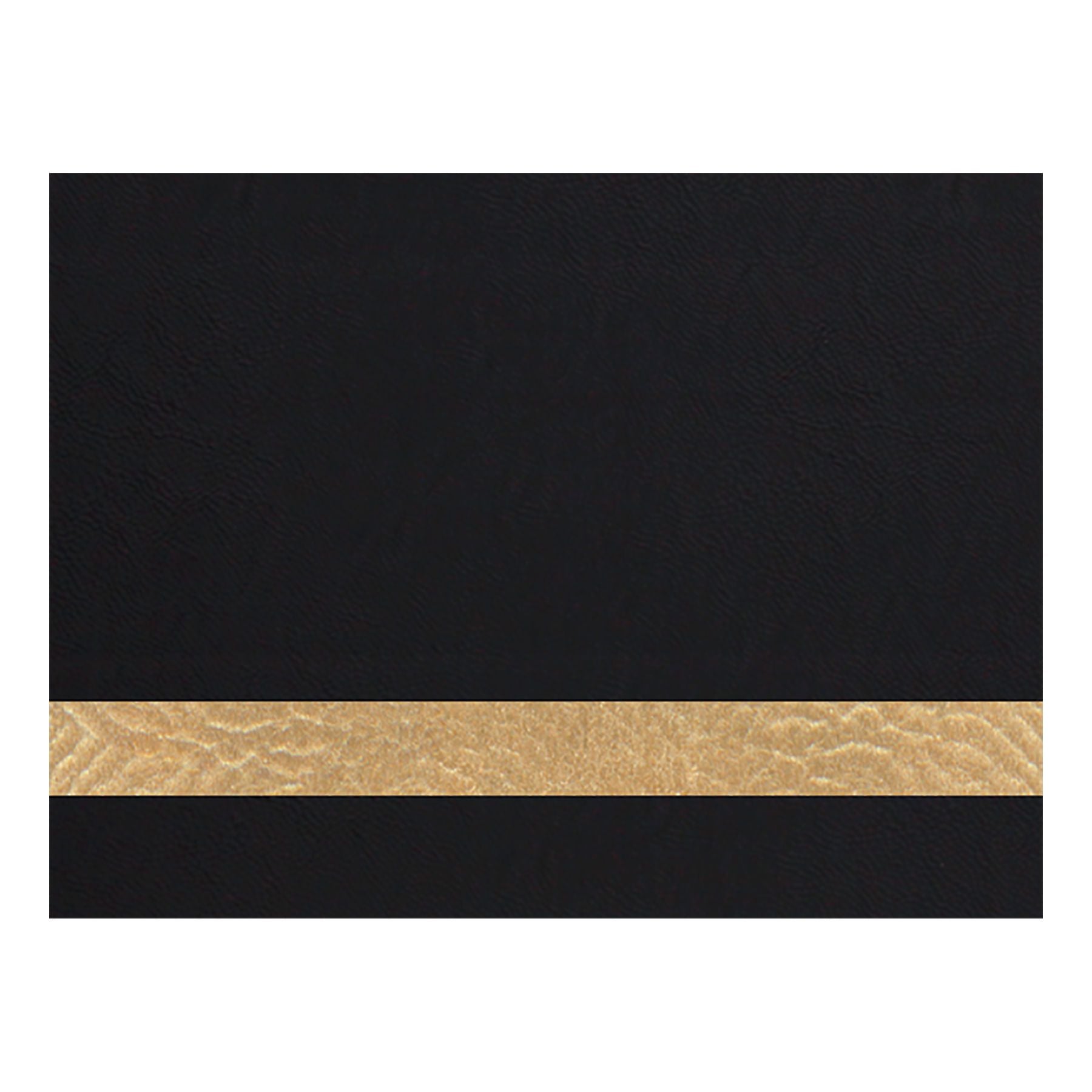 Black/Gold Leatherette Sheet