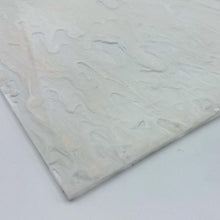 Load image into Gallery viewer, ivory haze translucent white marble pearl acrylic sheet laser safe
