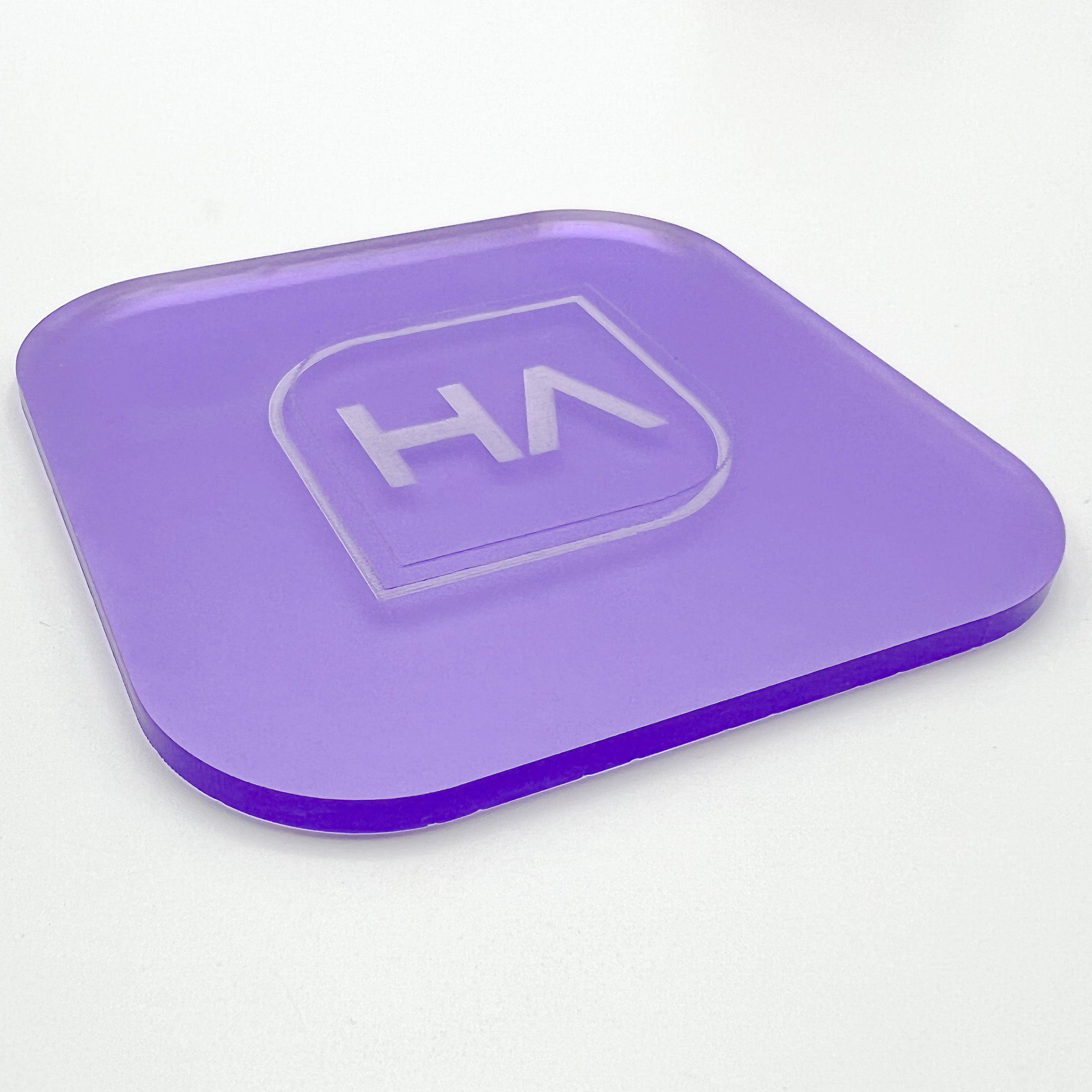 frosted matte pastel purple lilac cast acrylic sheet laser safe