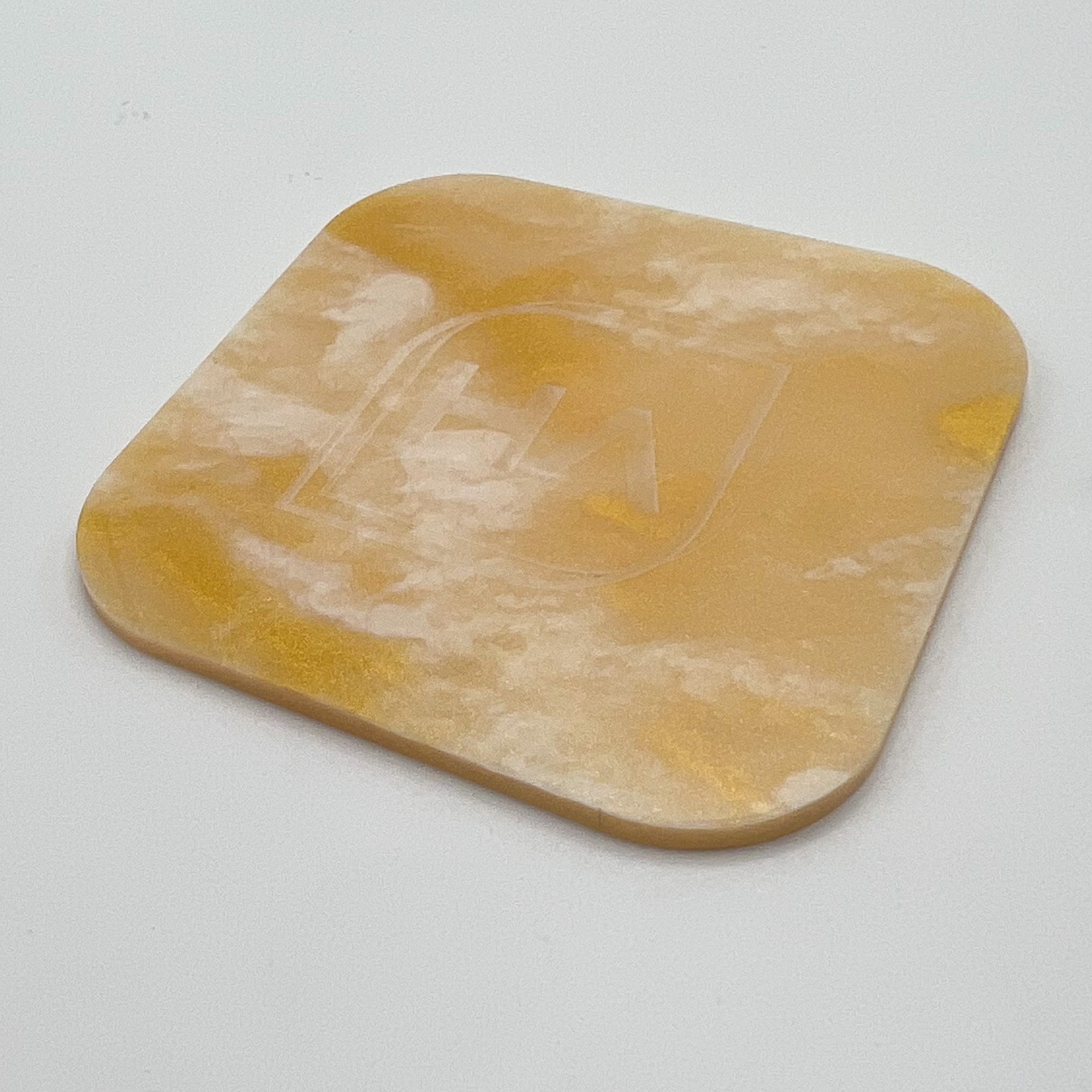 luxe amber and gold cast acrylic sheet for co2 lasers