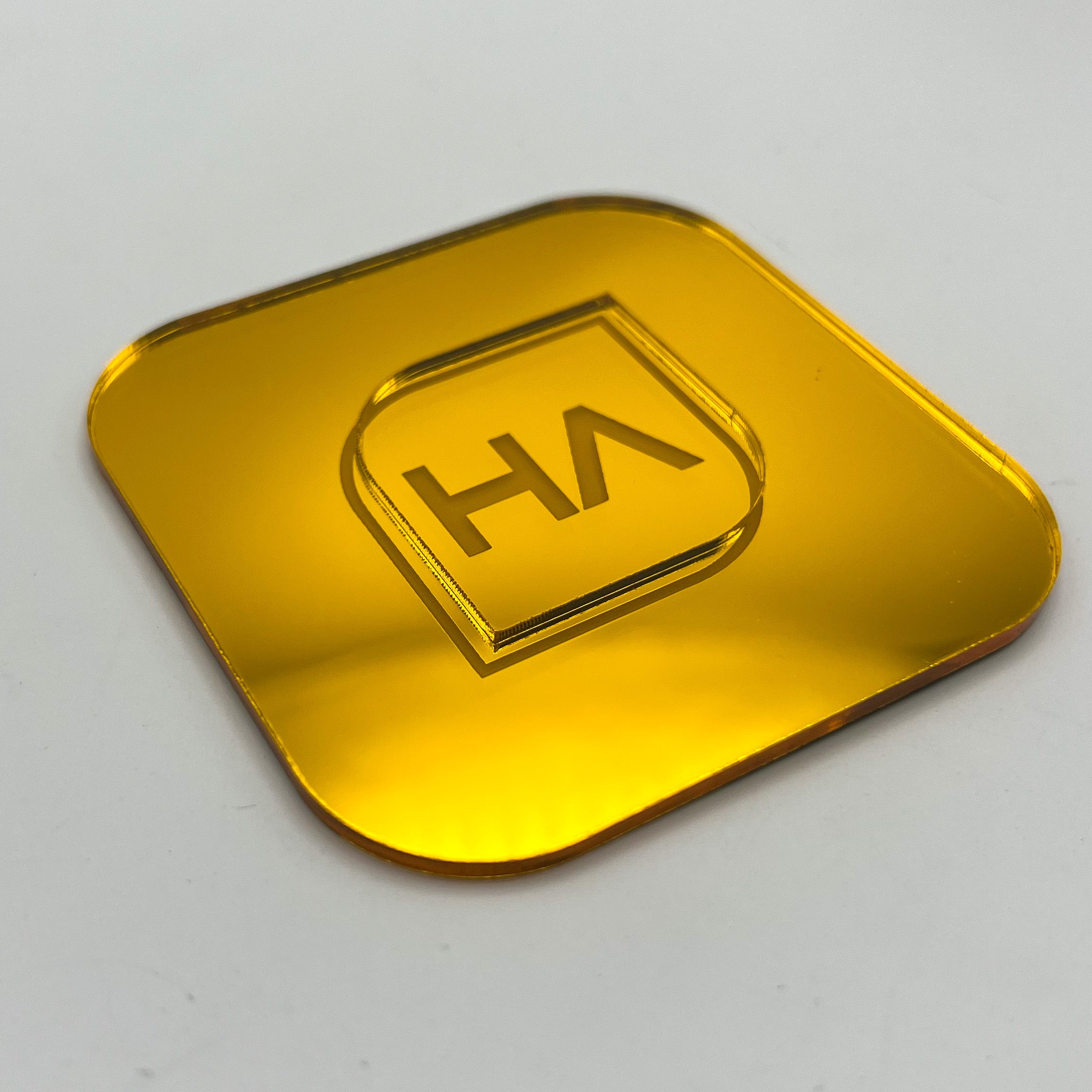 1/8" Amber Mirror Acrylic Sheet