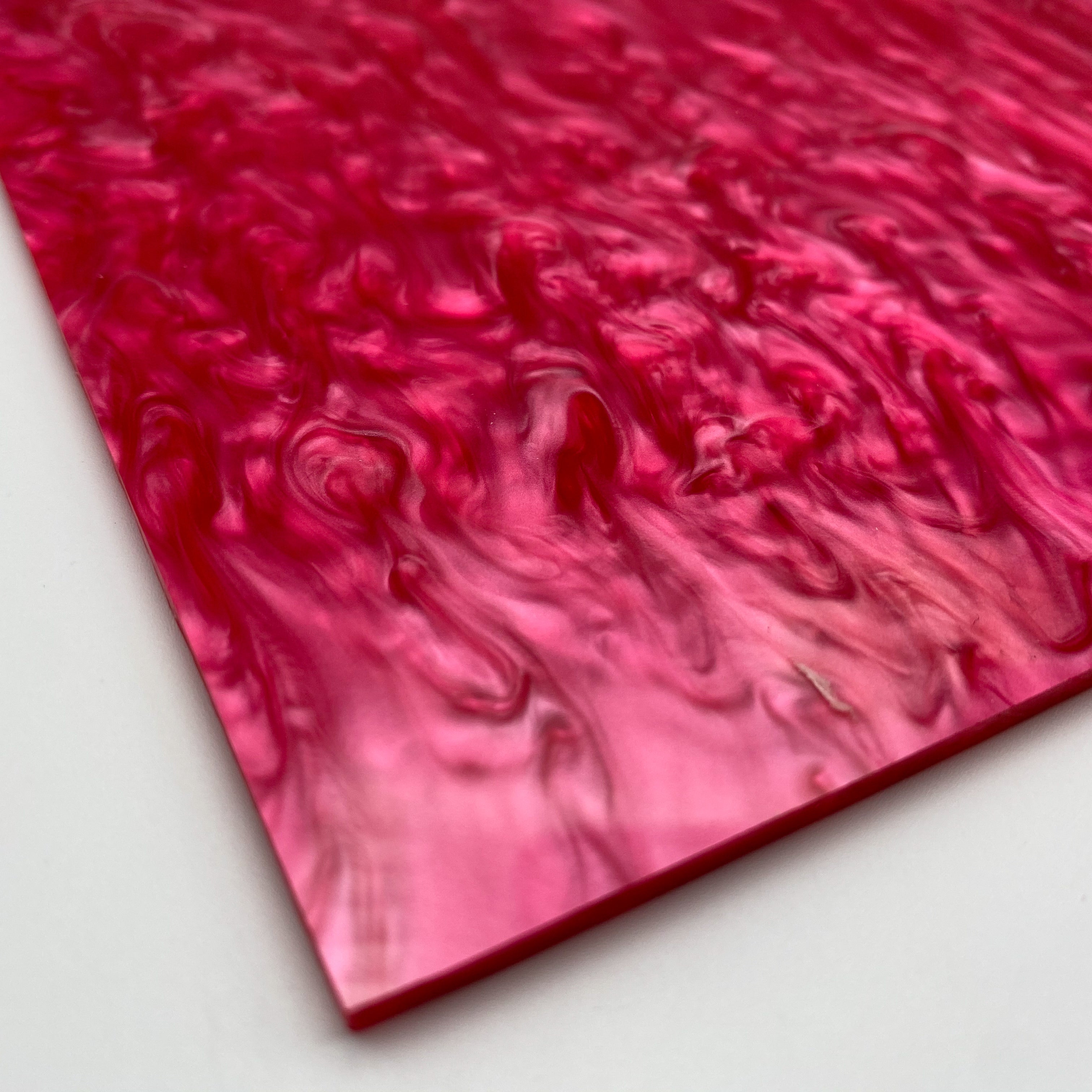 1/8" Hot Pink Pearl Cast Acrylic Sheet