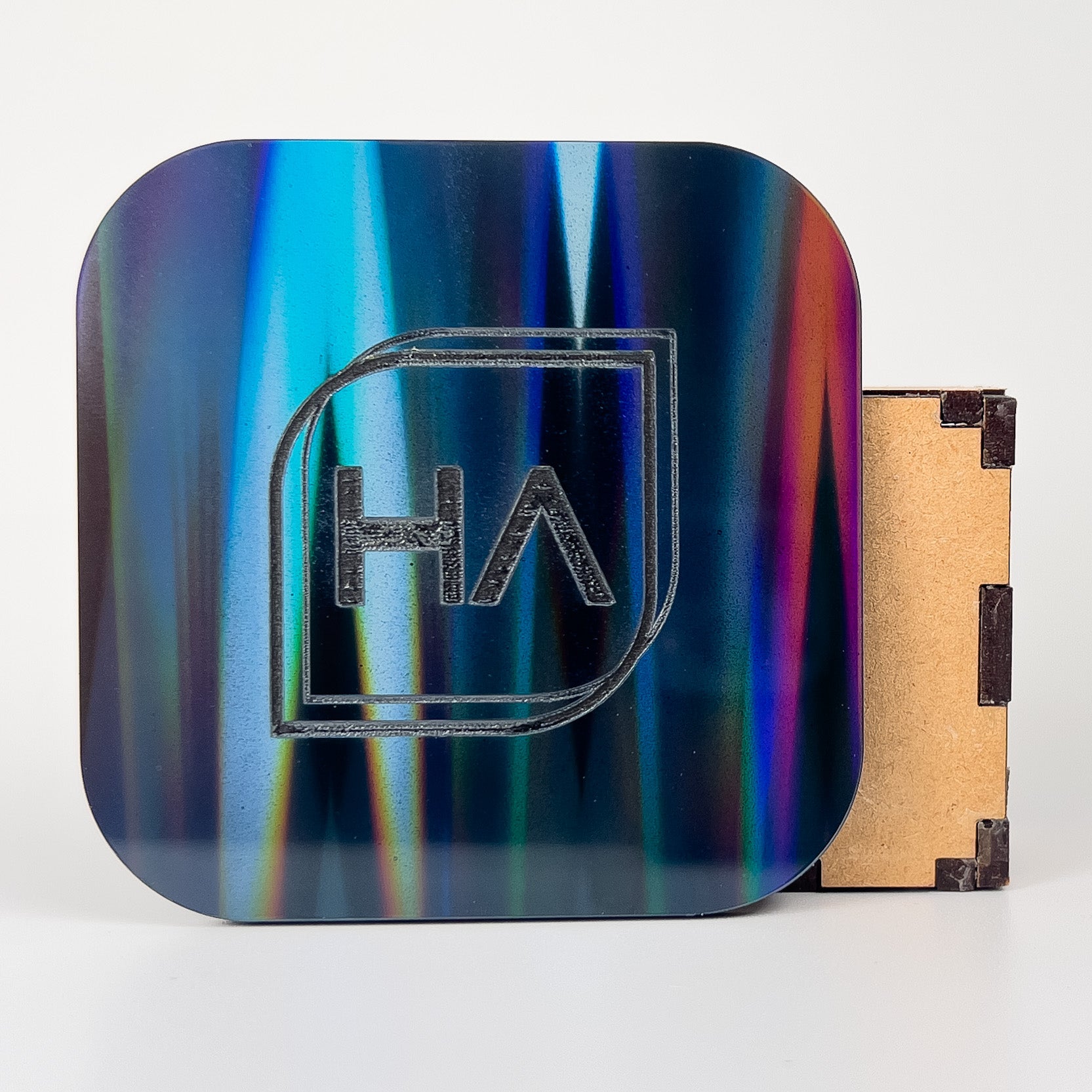 northern lights striped iridescent acrylic sheet