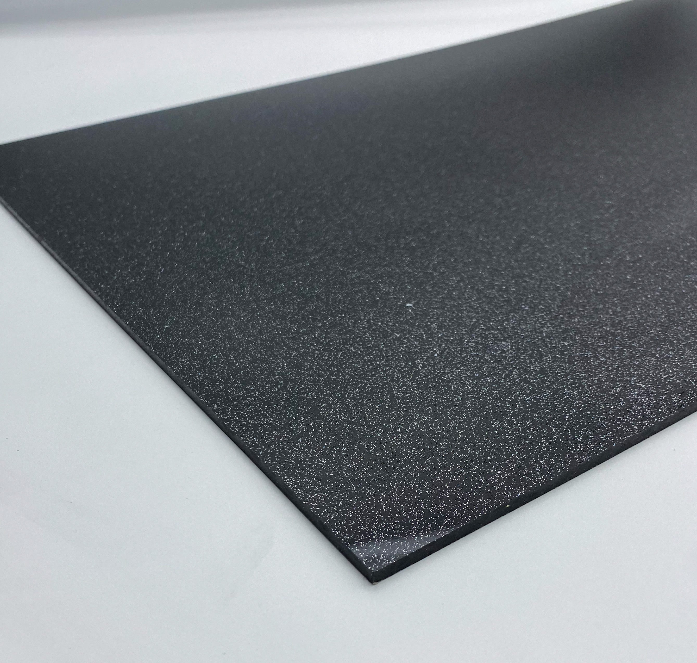 black glitter acrylic sheet