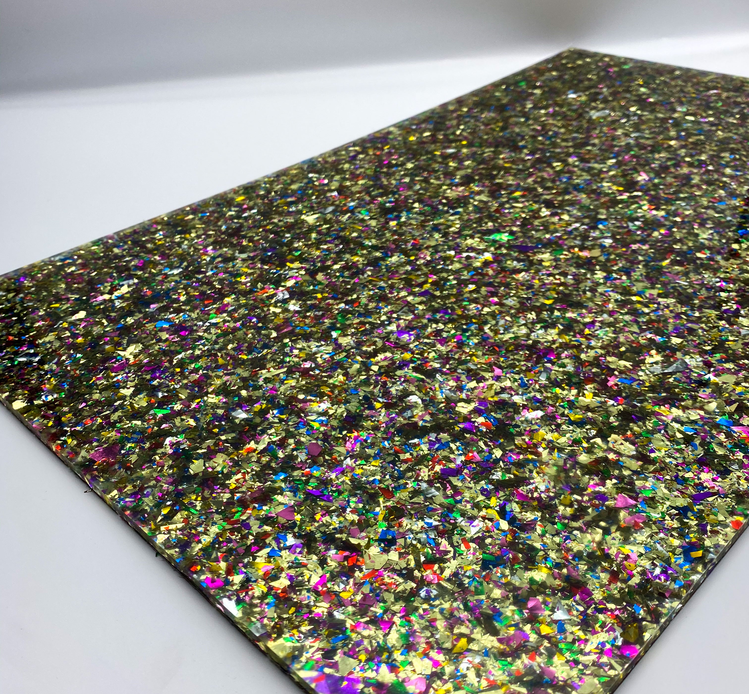 4mm Confetti Glitter Cast Acrylic Sheet