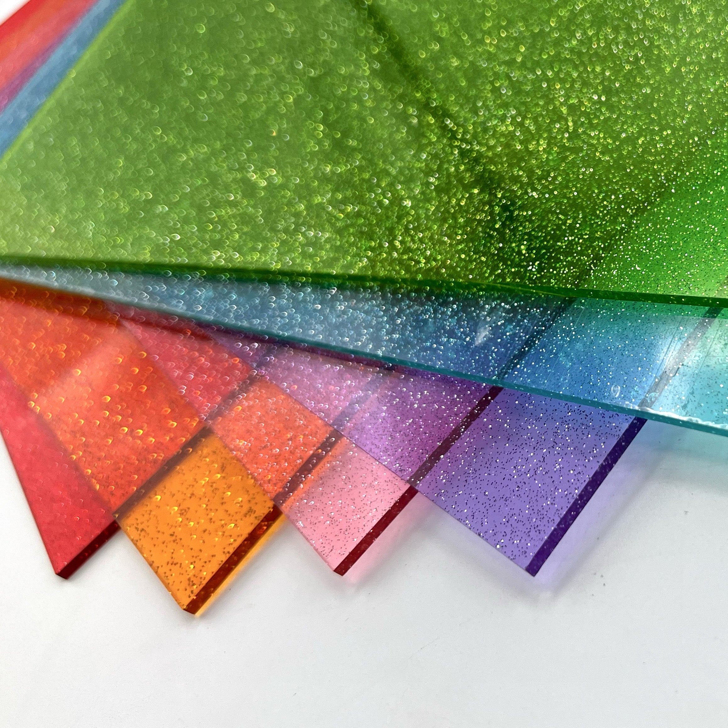 jelly shimmer glitter cast acrylic sheet laser safe