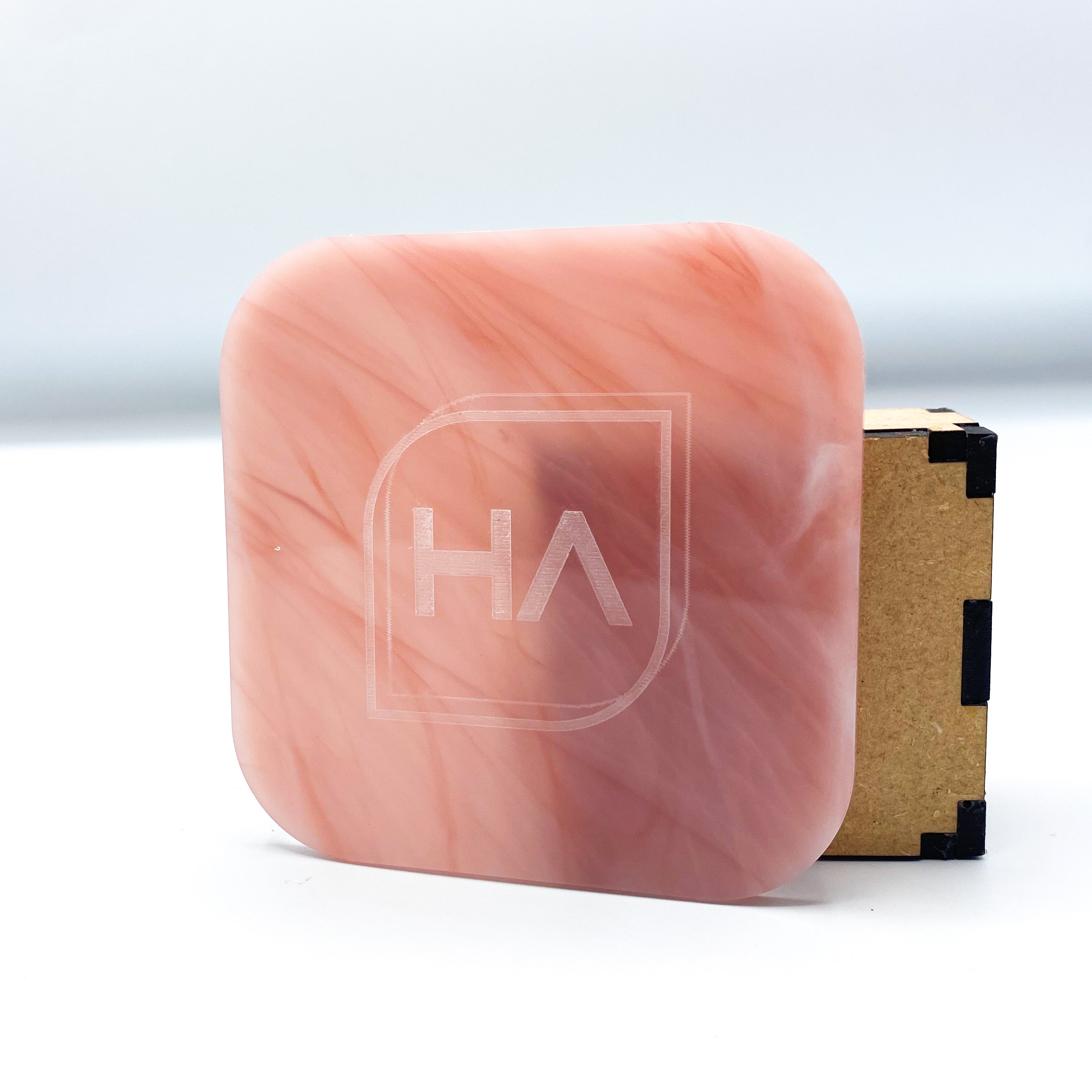 rose quartz pink marble patterned cast acrylic sheet laser safe