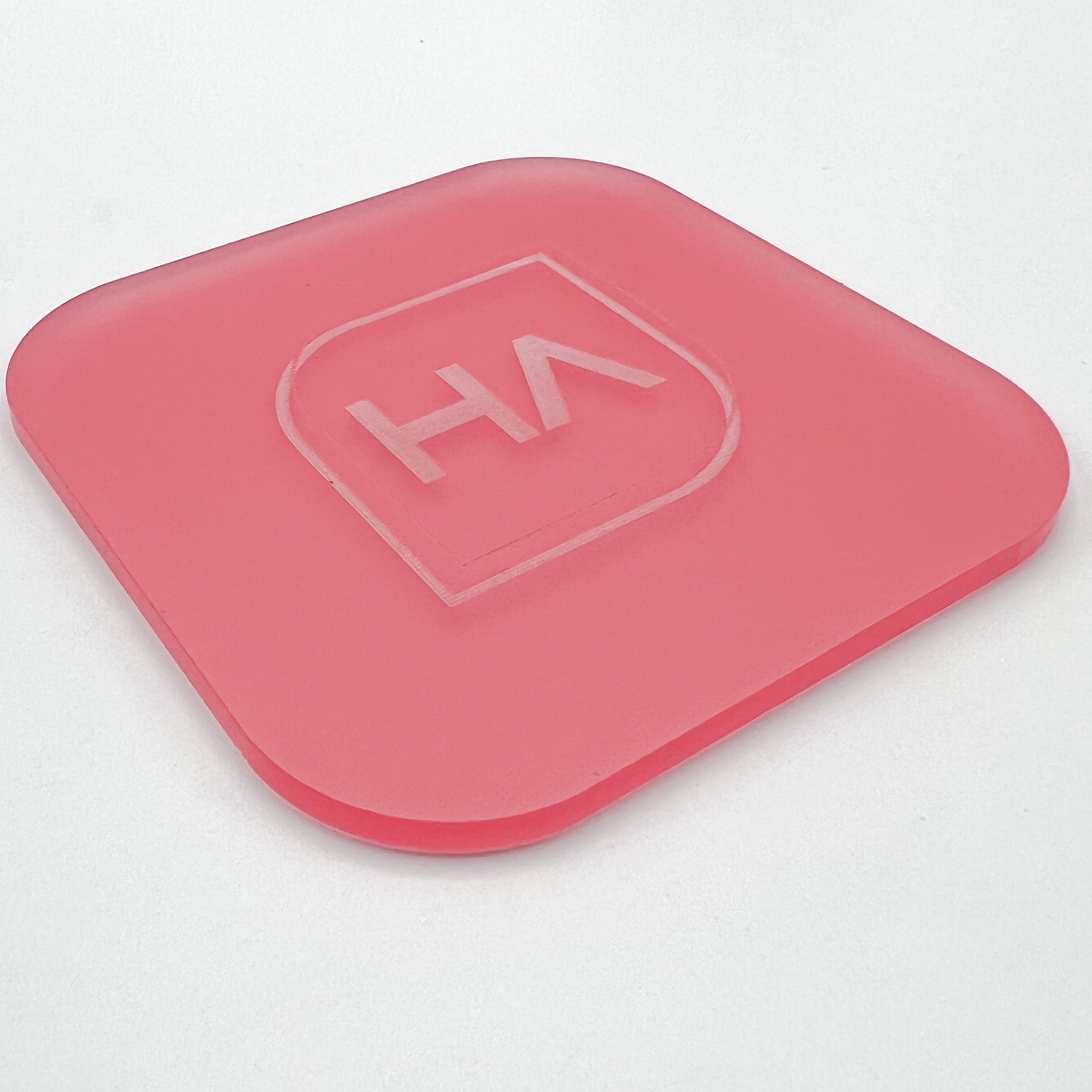 frosted matte pastel pink cast acrylic sheet laser safe