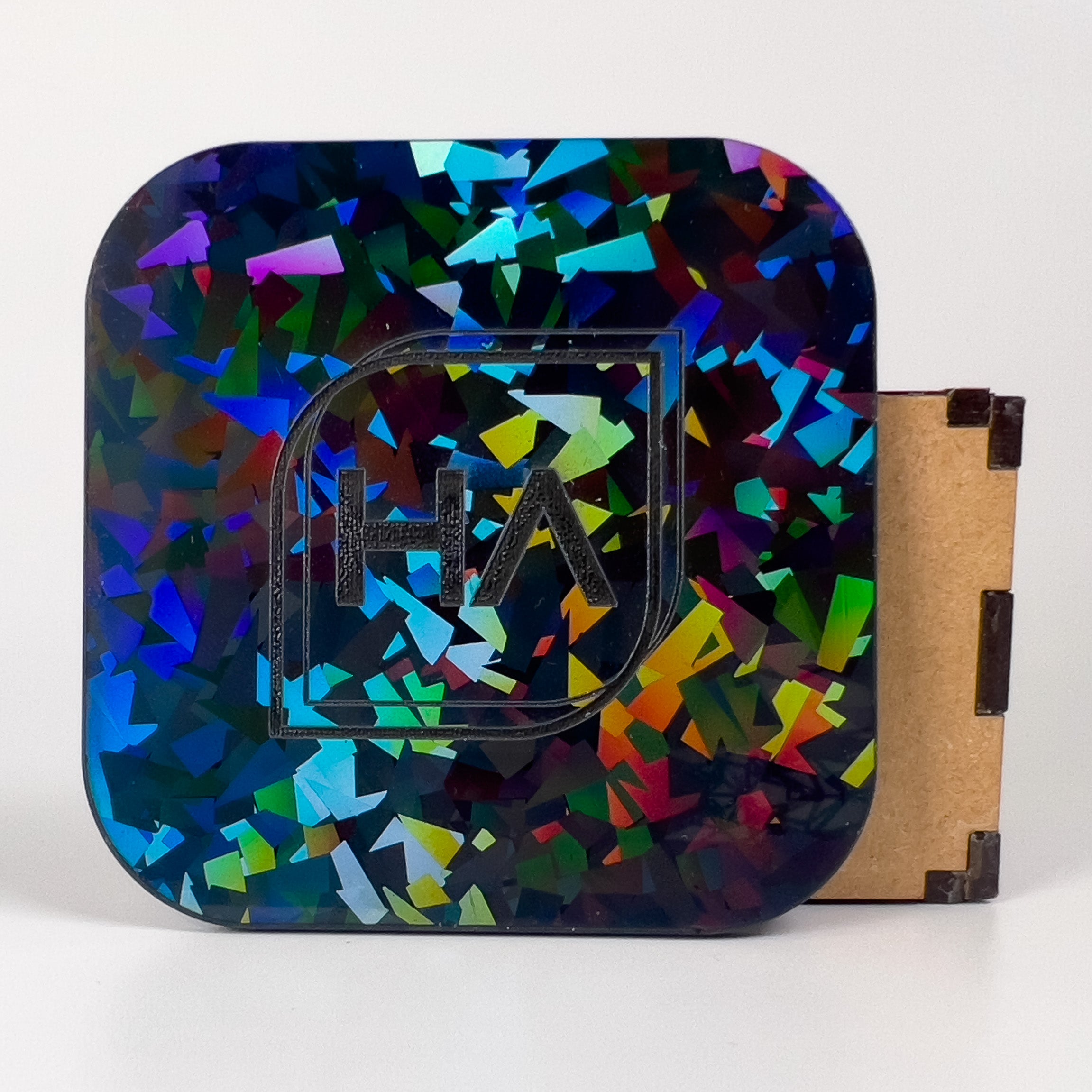 holographic nightmare fractal iridrescent acrylic sheet