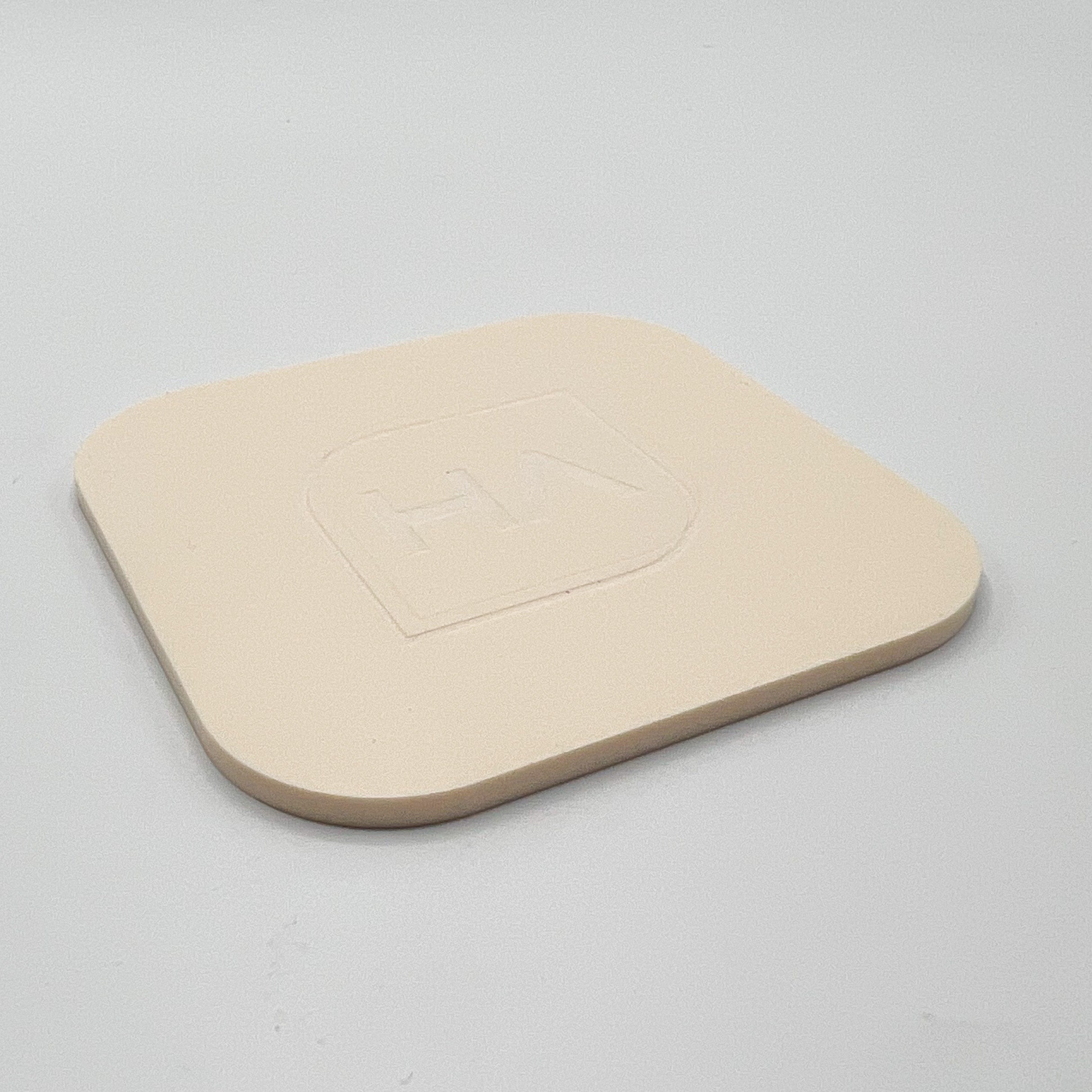 matte bone white cast acrylic sheet laser safe