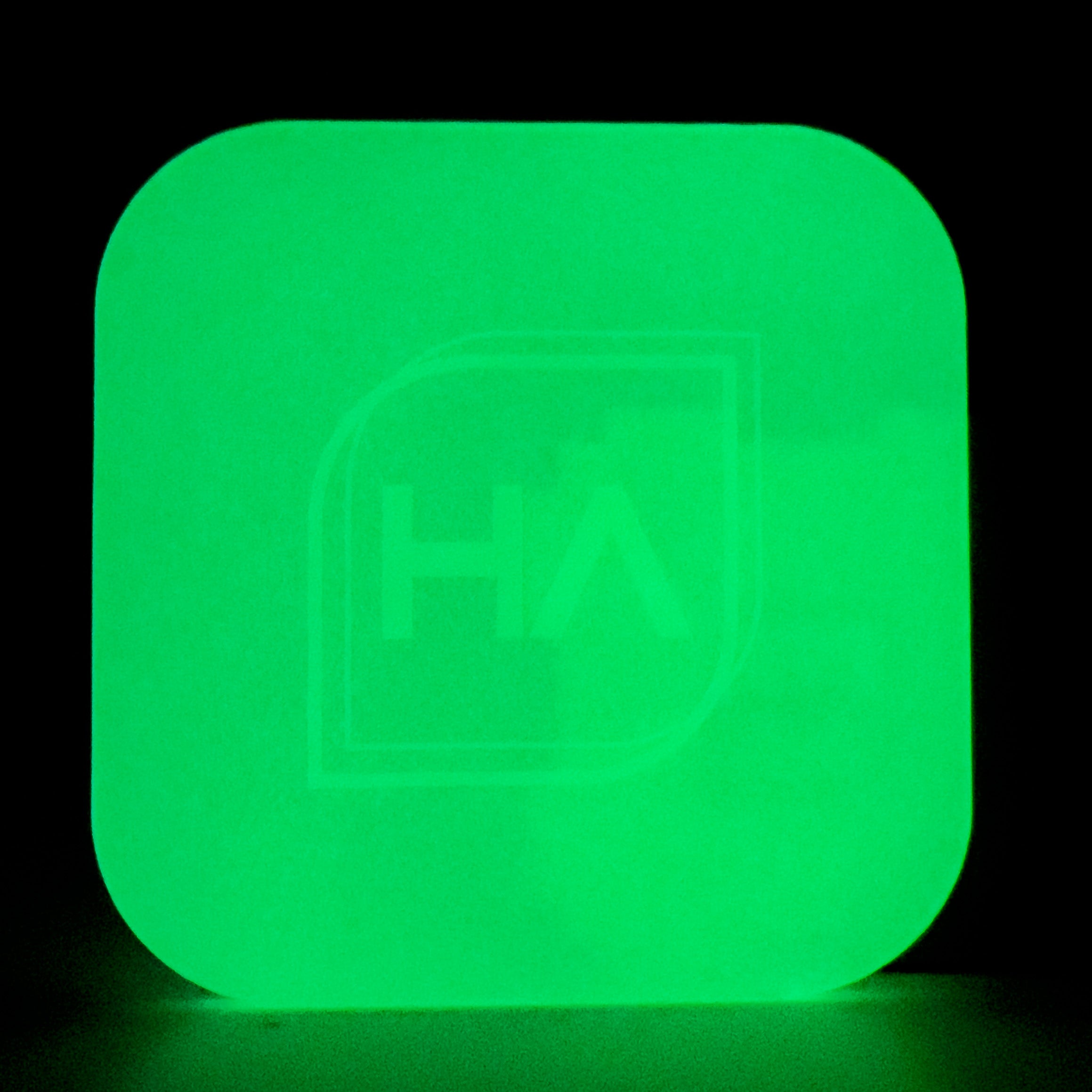 green glow in the dark cast acrylic sheet