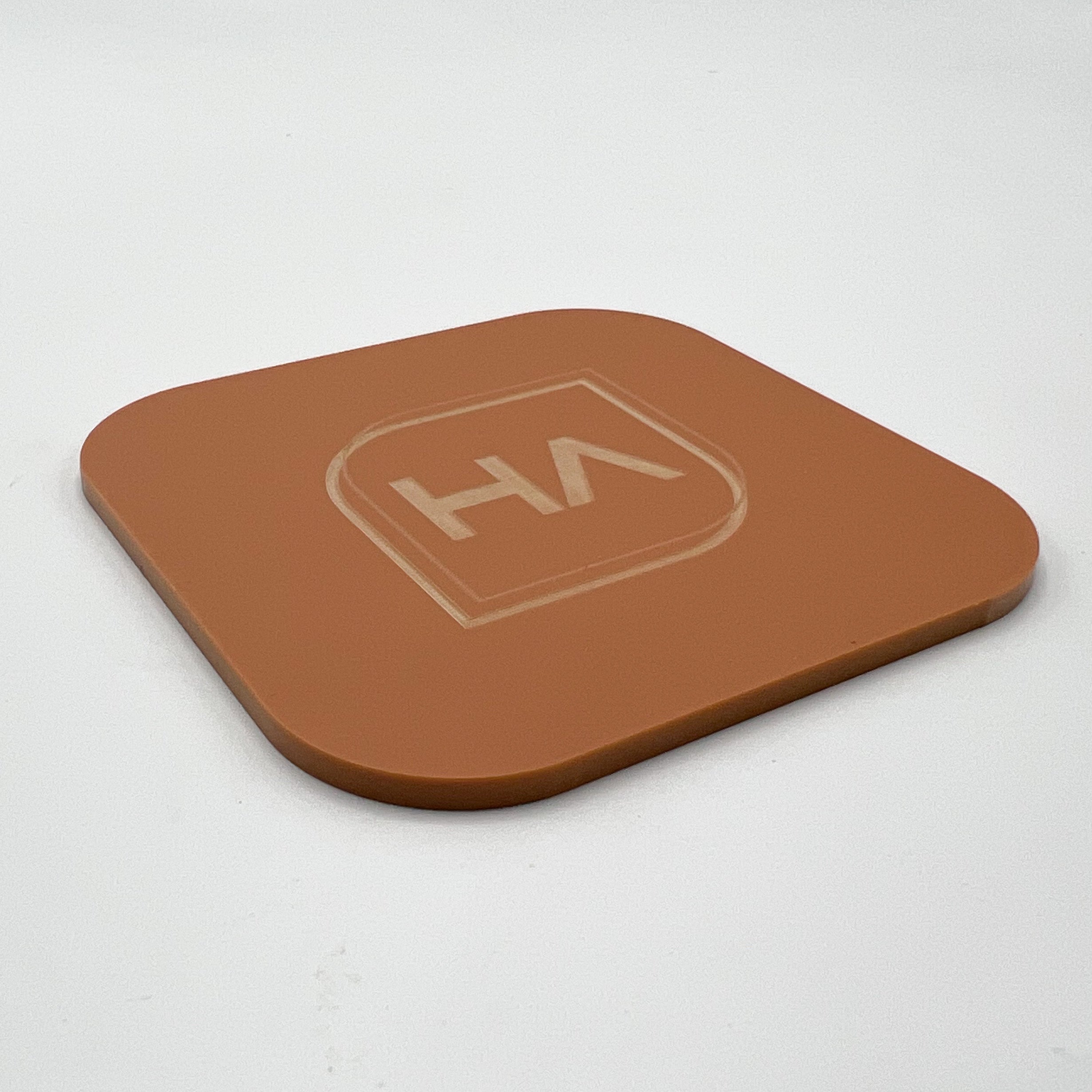 matte terra cotta burnt orange cast acrylic sheet laser safe