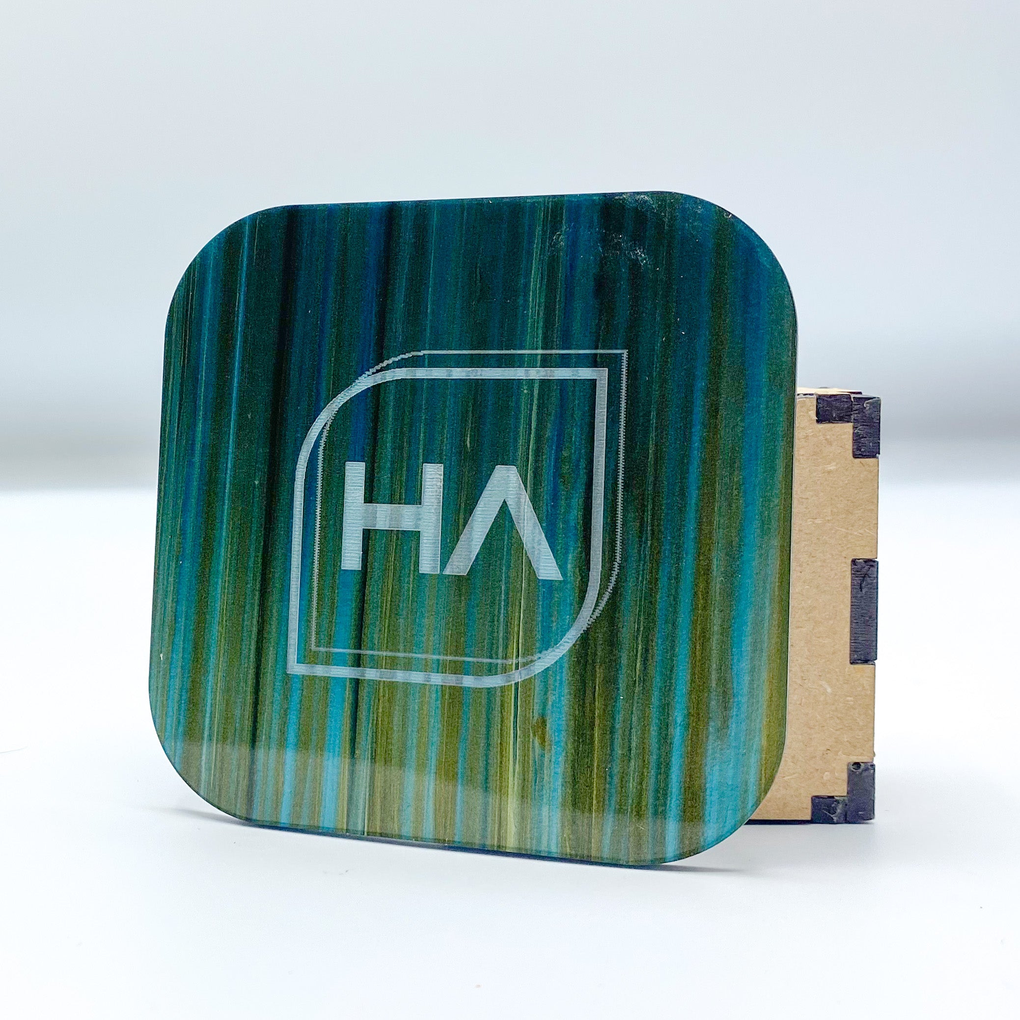 1/8" Brushed Turquoise Cast Acrylic Sheet