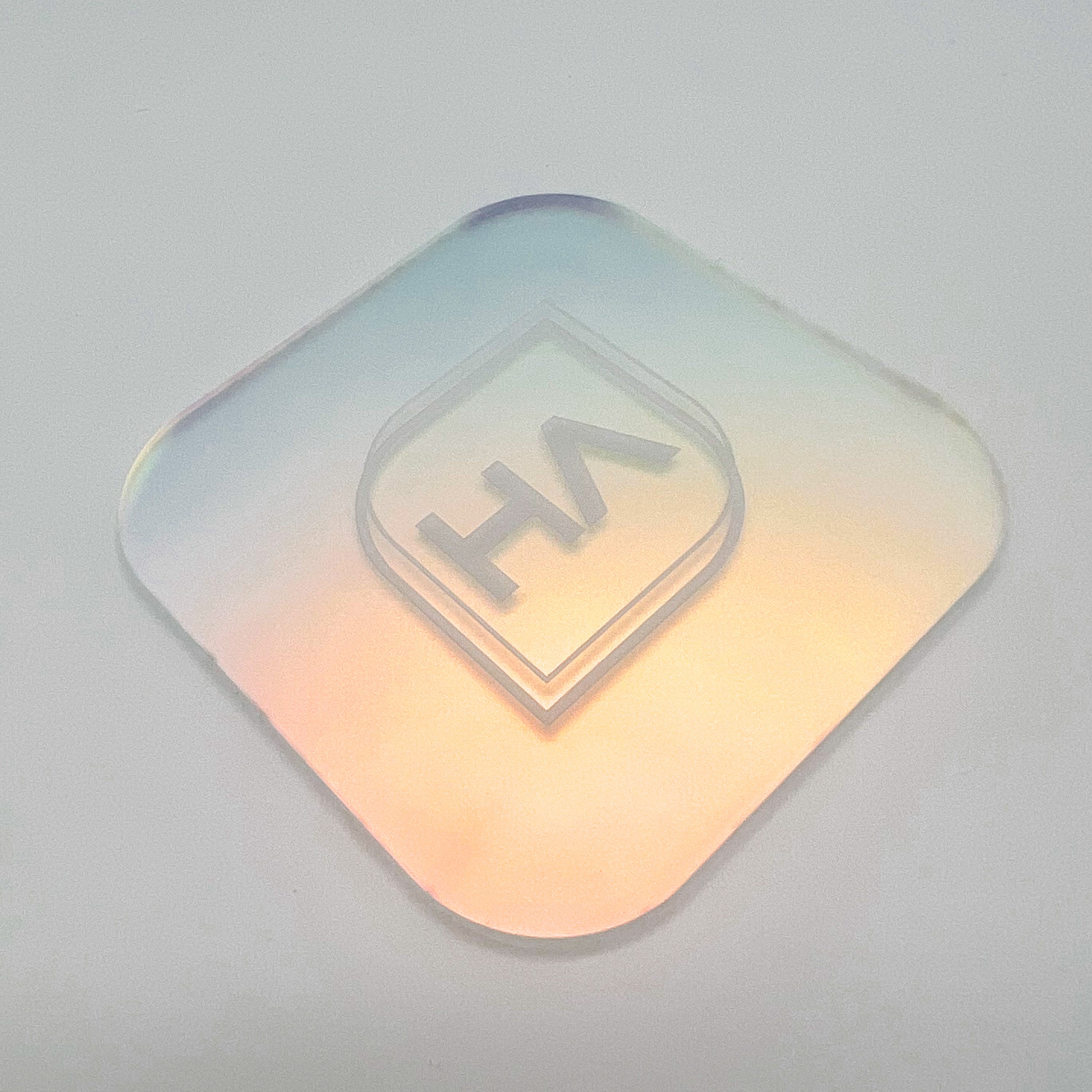 matte frosted iridescent cast acrylic sheet