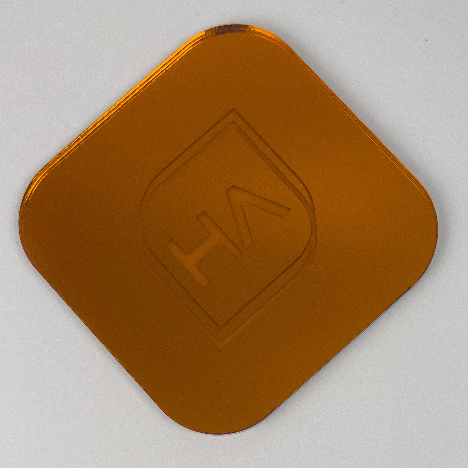 burnt orange mirror acrylic sheet