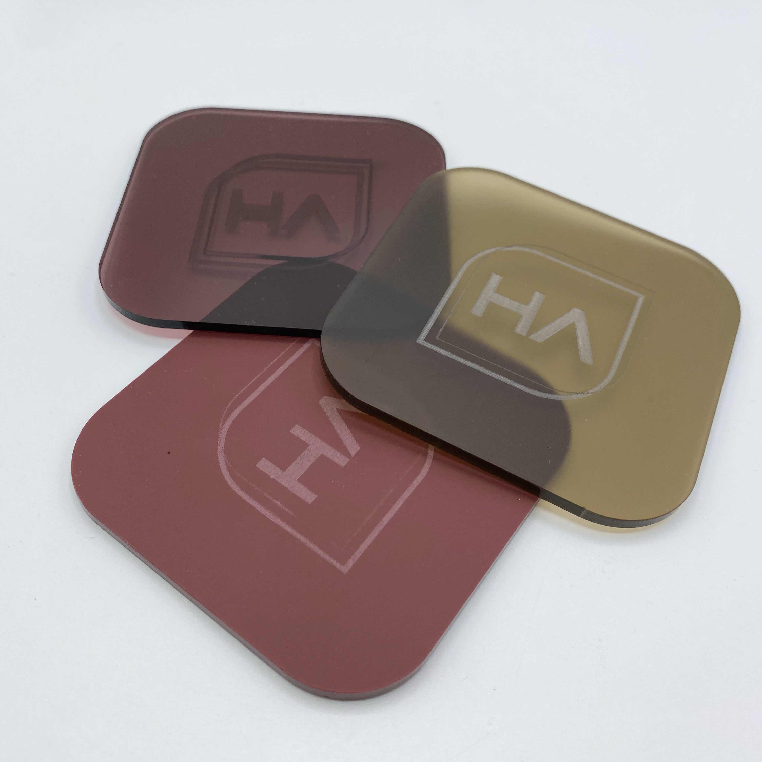 translucent mauve cast acrylic sheet