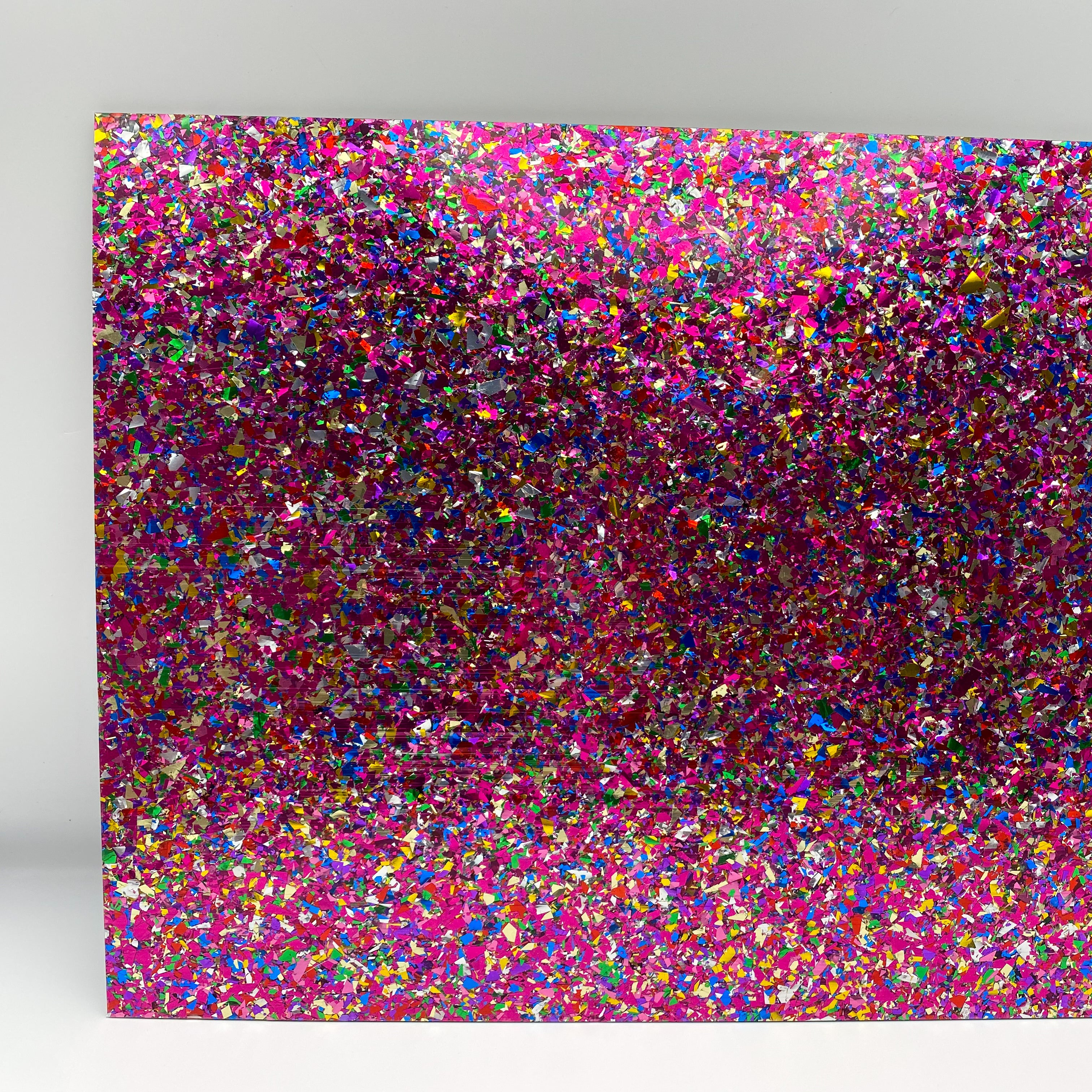 4mm Sweetheart Confetti Glitter Cast Acrylic Sheet