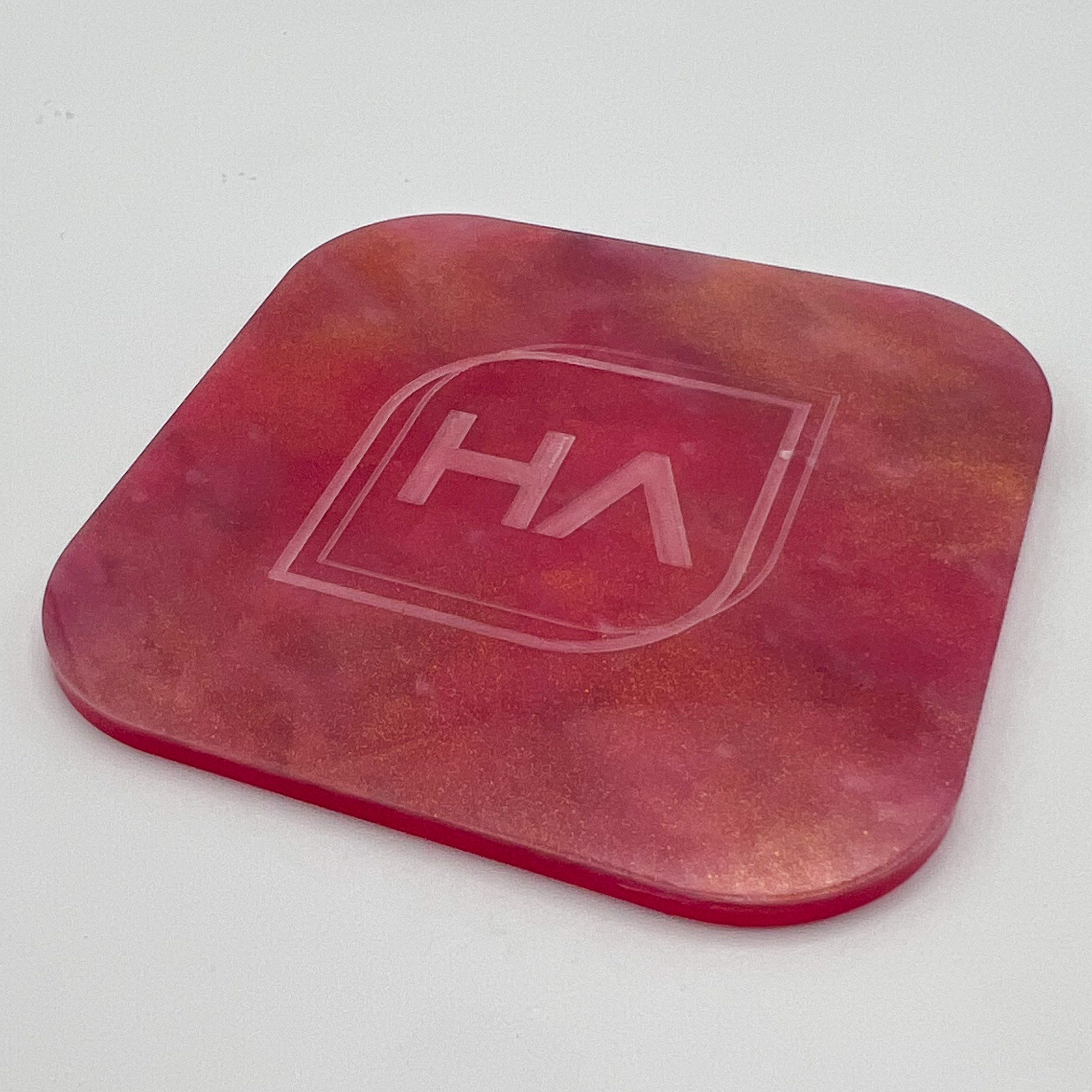 luxe rose pink and gold cast acrylic sheet for laser cutting