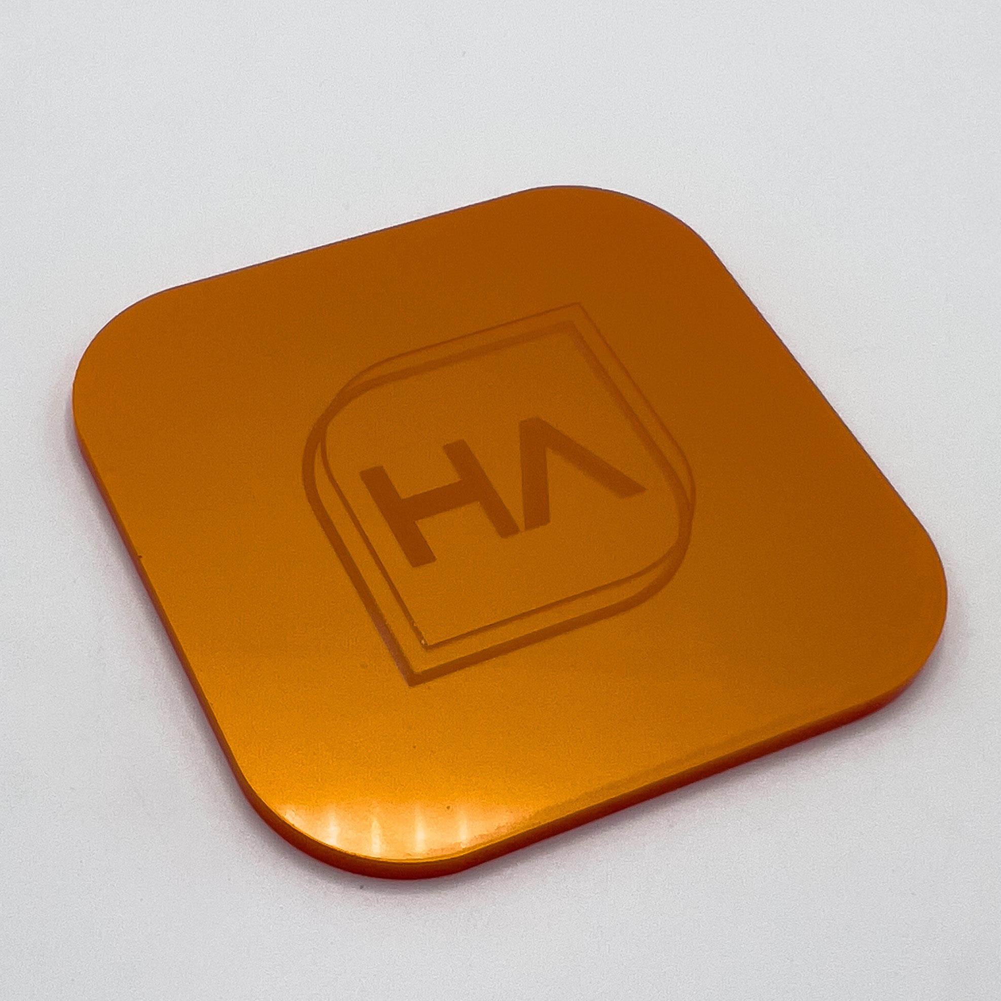 pumpkin orange cast acrylic sheet