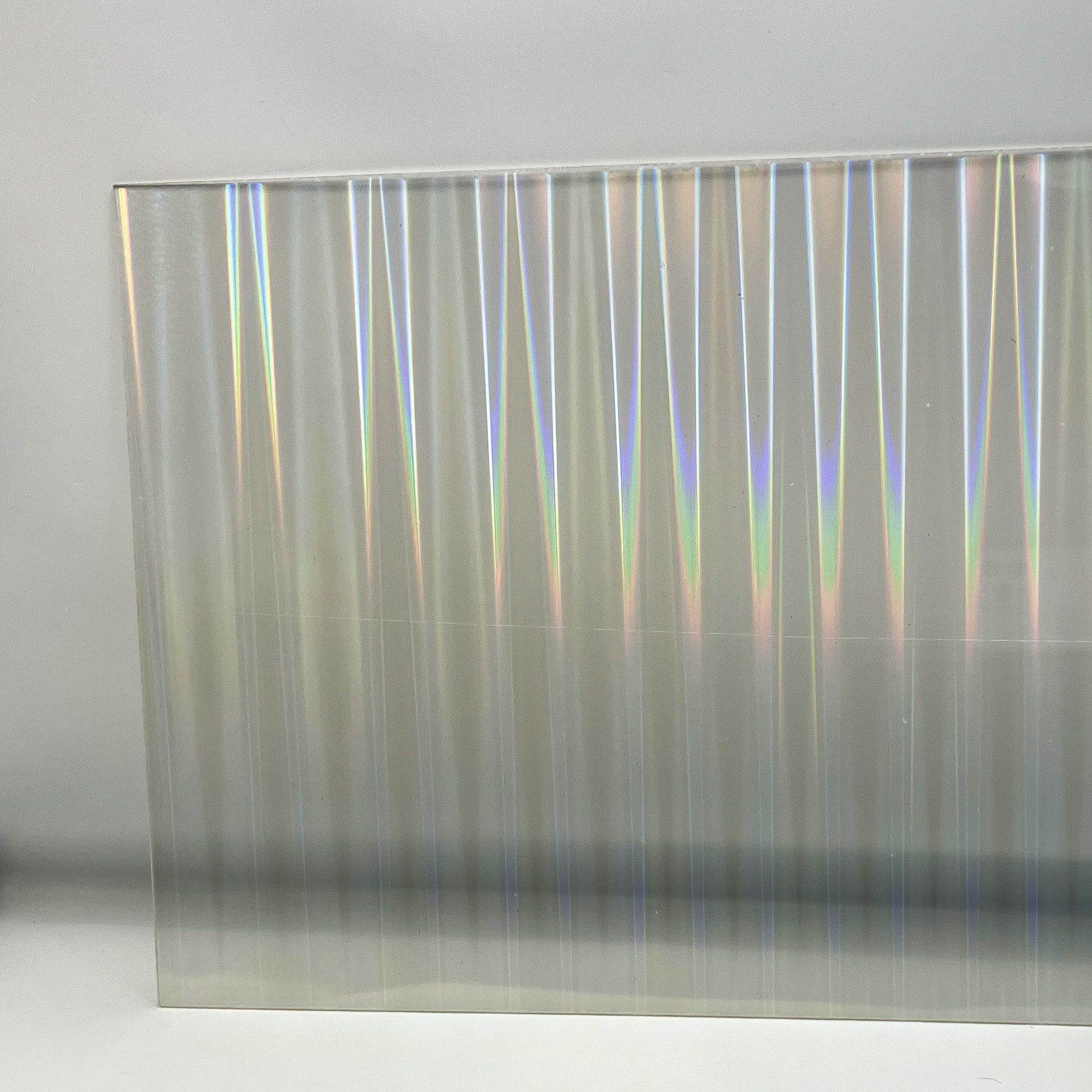 1/8" Striped Iridescent Acrylic Sheet