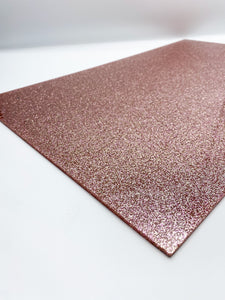 rose gold glitter acrylic sheet