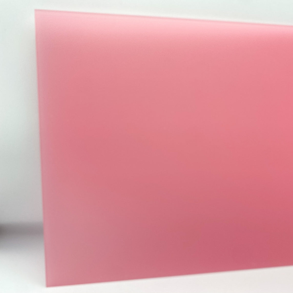 Frosted Taffetta Pink Cast Acrylic Sheets Both Sides Matte