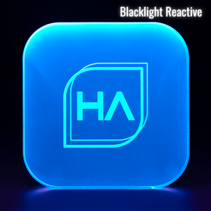 Blacklight reactive 1/4" Fluorescent Blue Cast Acrylic Sheet