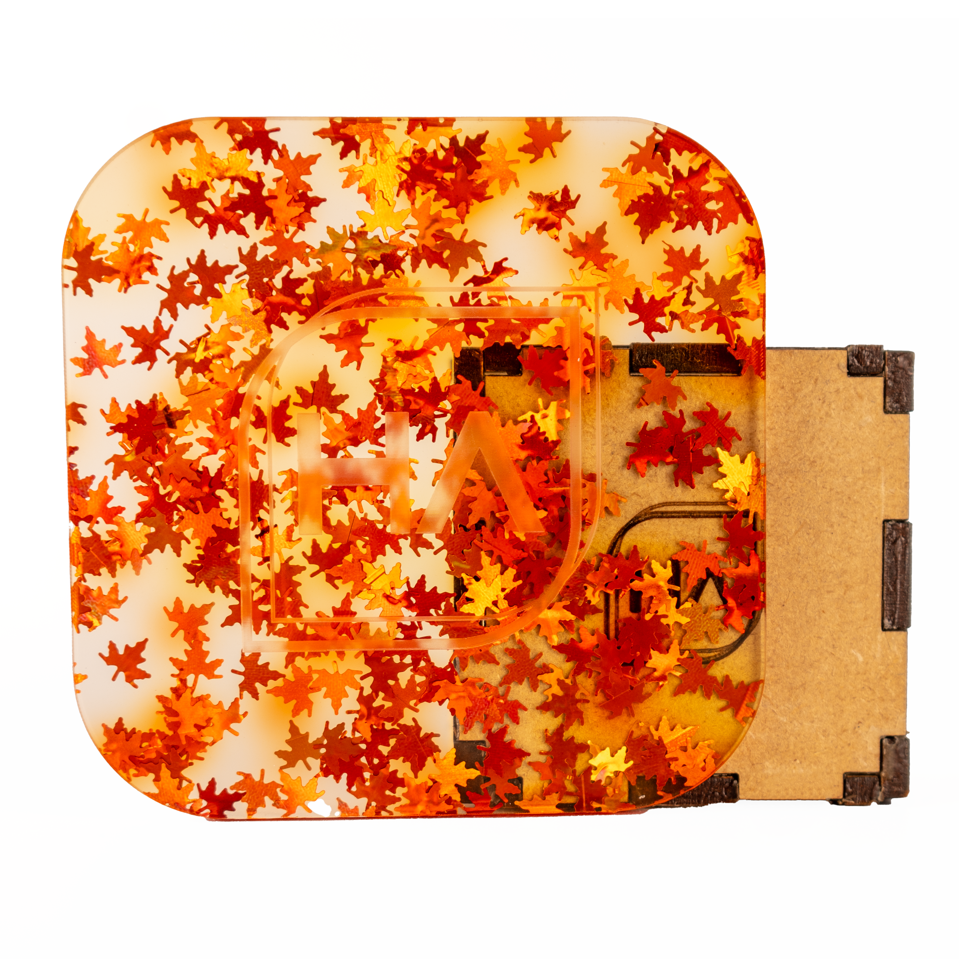 1/8" Autumn Leaves Cast Acrylic Sheet