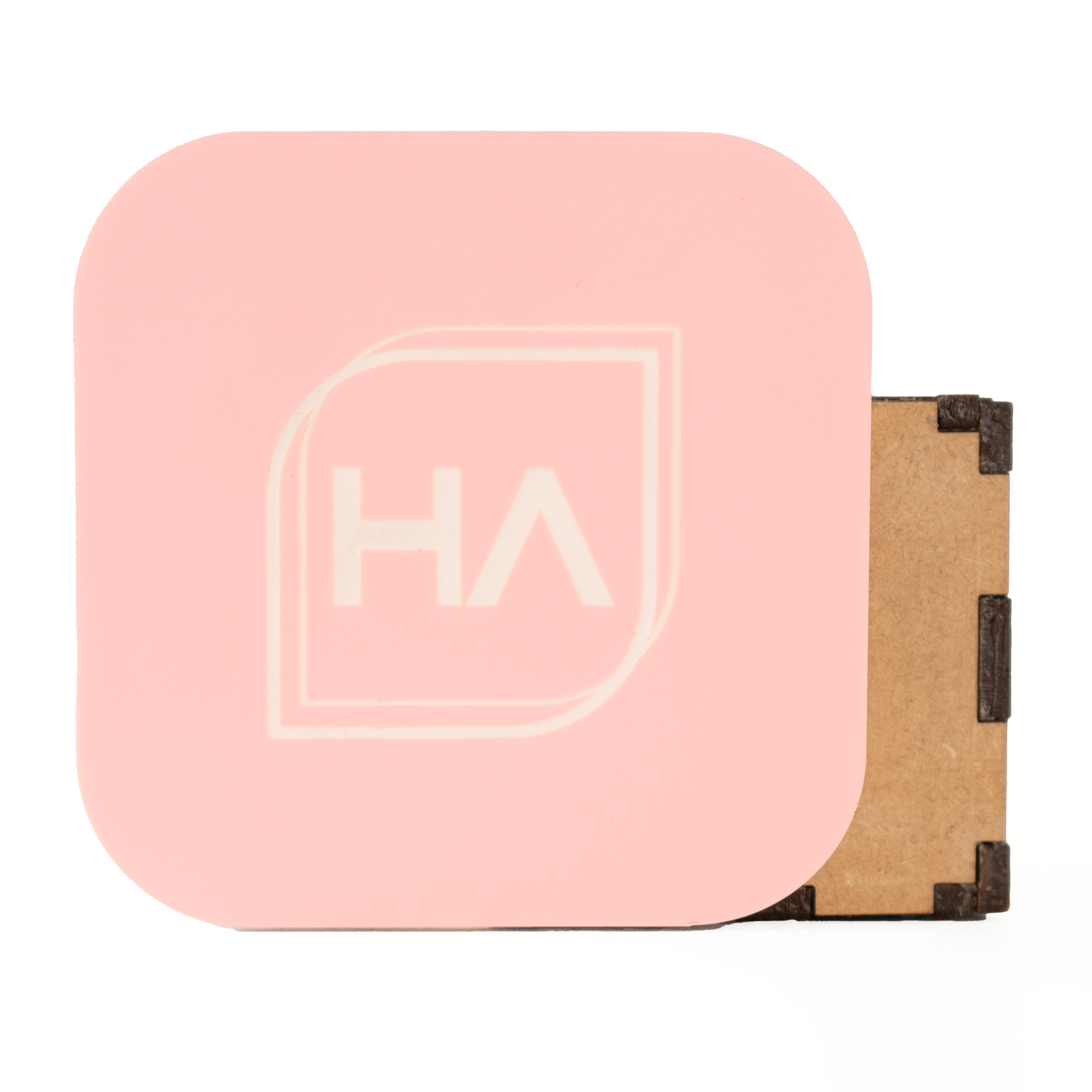 1/8" Baby Pink to White Two  Tone Acrylic Sheet