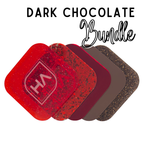 Dark Chocolate Valentines Day Acrylic Sheet Bundle