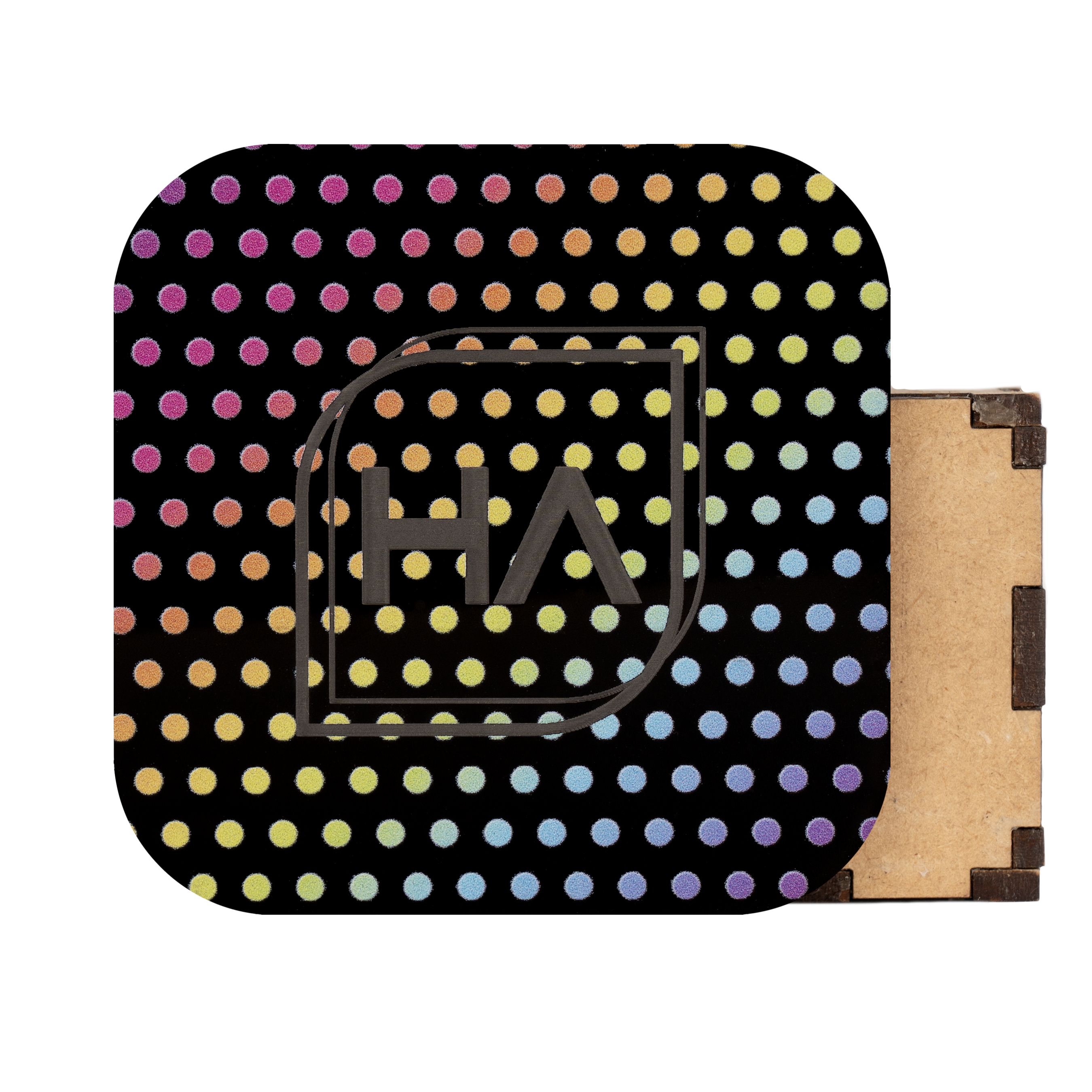 1/8" Polka Dot Rainbow Texture MakerPrint