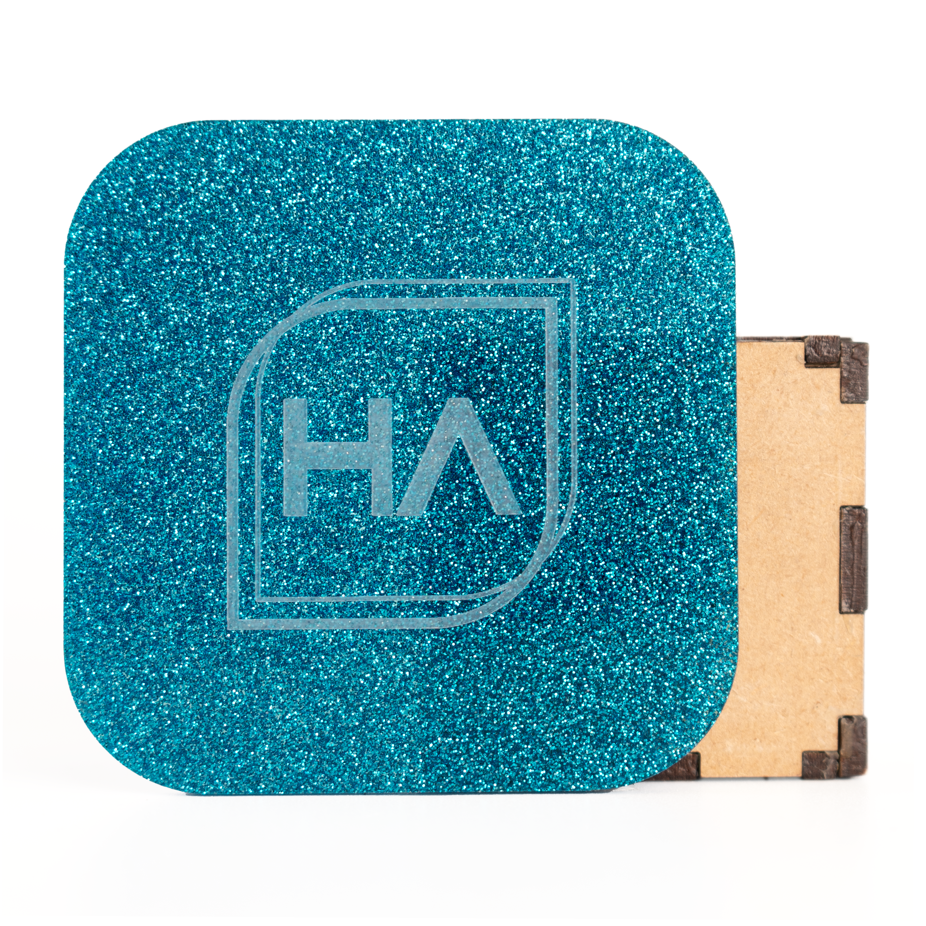 1/8" Blue Glitter Cast Acrylic Sheet