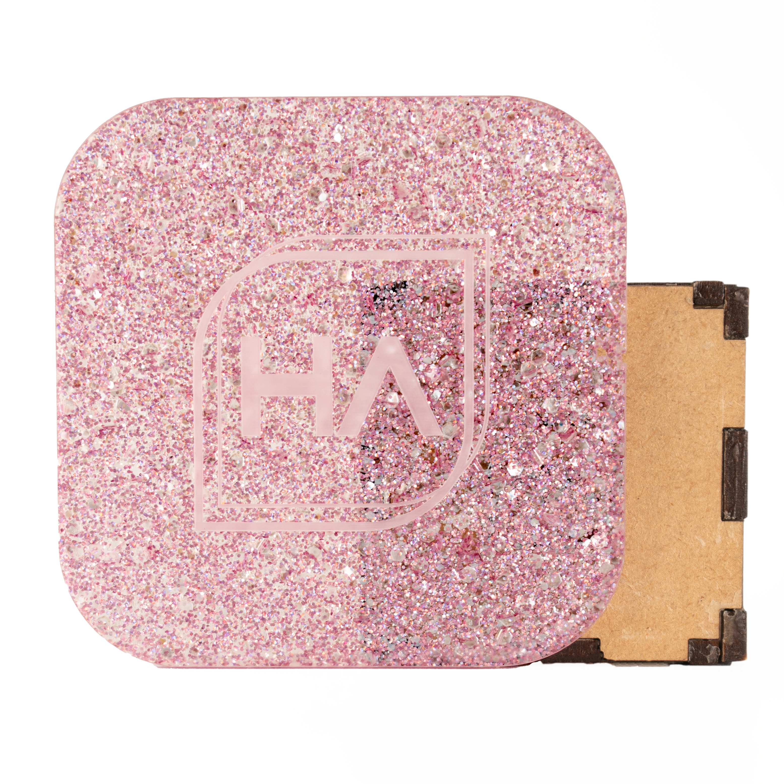 1/8" Blushing Glimmer Confetti Cast Acrylic Sheet