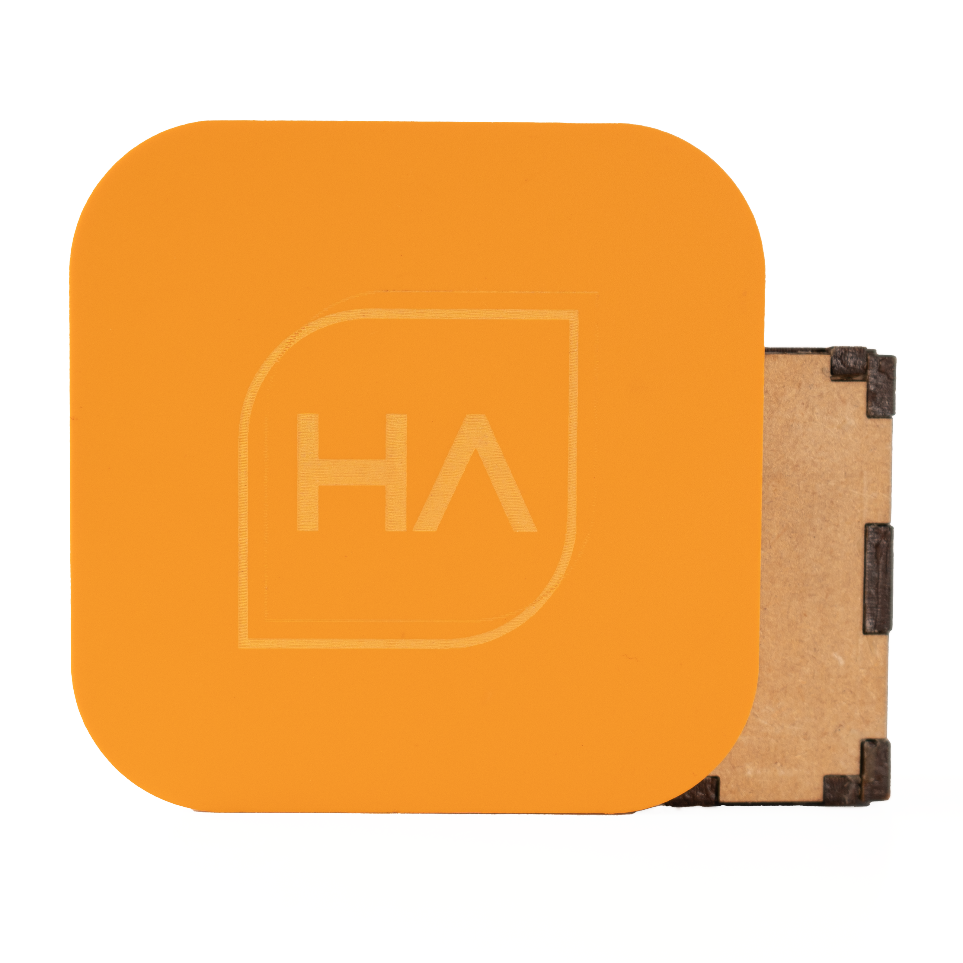 1/8" Bright Pastel Orange Double Sided Matte Cast Acrylic Sheet