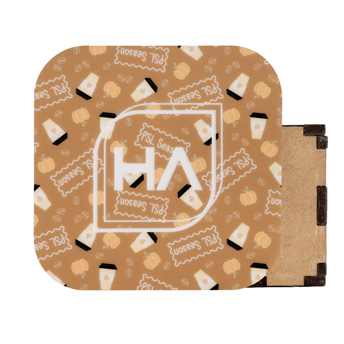Brown Pumpkin Spice Latte Banner MakerPrint