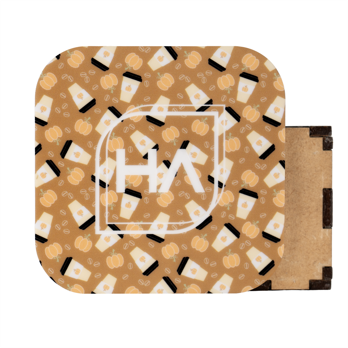Brown Pumpkin Spice Latte MakerPrint