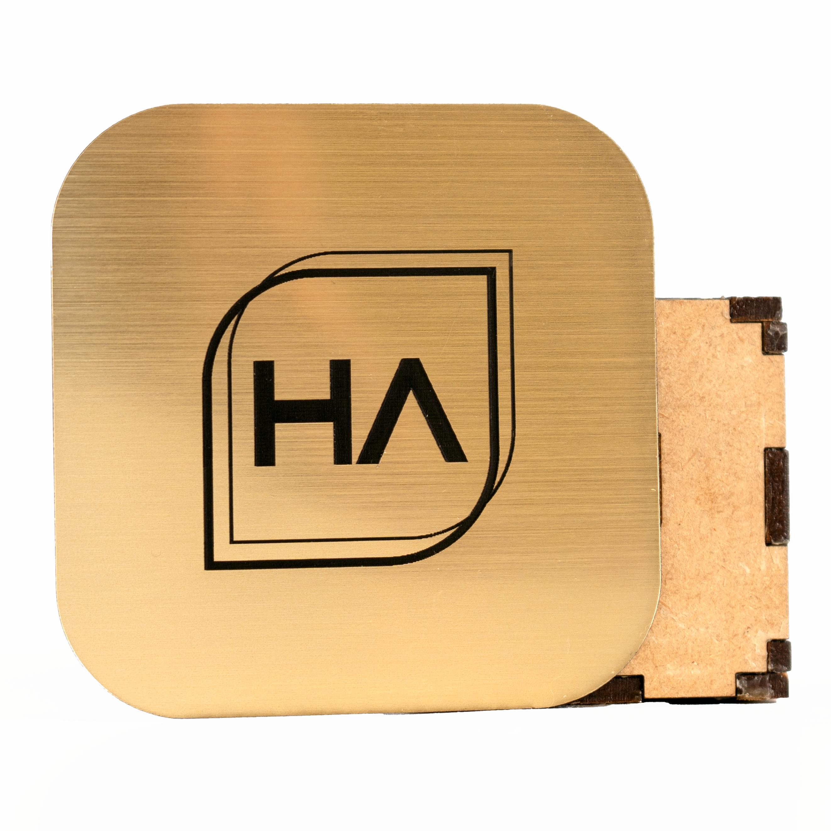 .020" Flexible Plastic Sheet Brushed Gold/Black 12" x 12" Sheet