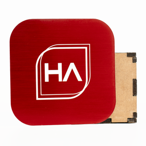 .020" Flexible Plastic Sheet Brushed Red/White 12" x 12" Sheet