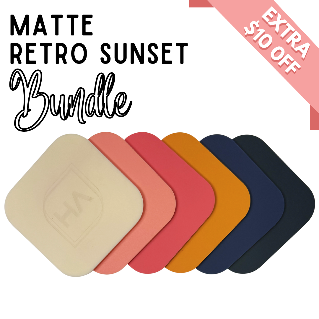 Matte Retro Sunset Cast Acrylic Sheet Bundle – Houston Acrylic
